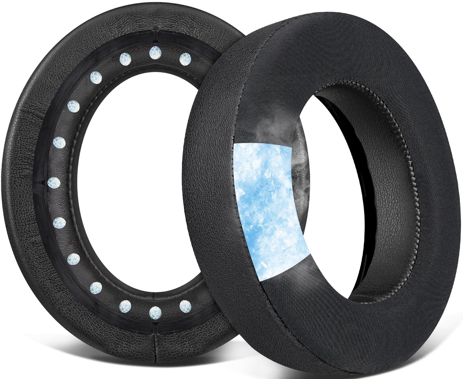 SOULWIT Earpads Cushions Replacement for Corsair HS75 XB/ HS70/Pro HS60/Pro HS50/Pro Gaming Headset/Headphones, Ear Pads with High-Density Noise Isolation Foam (HS60 CG Black)