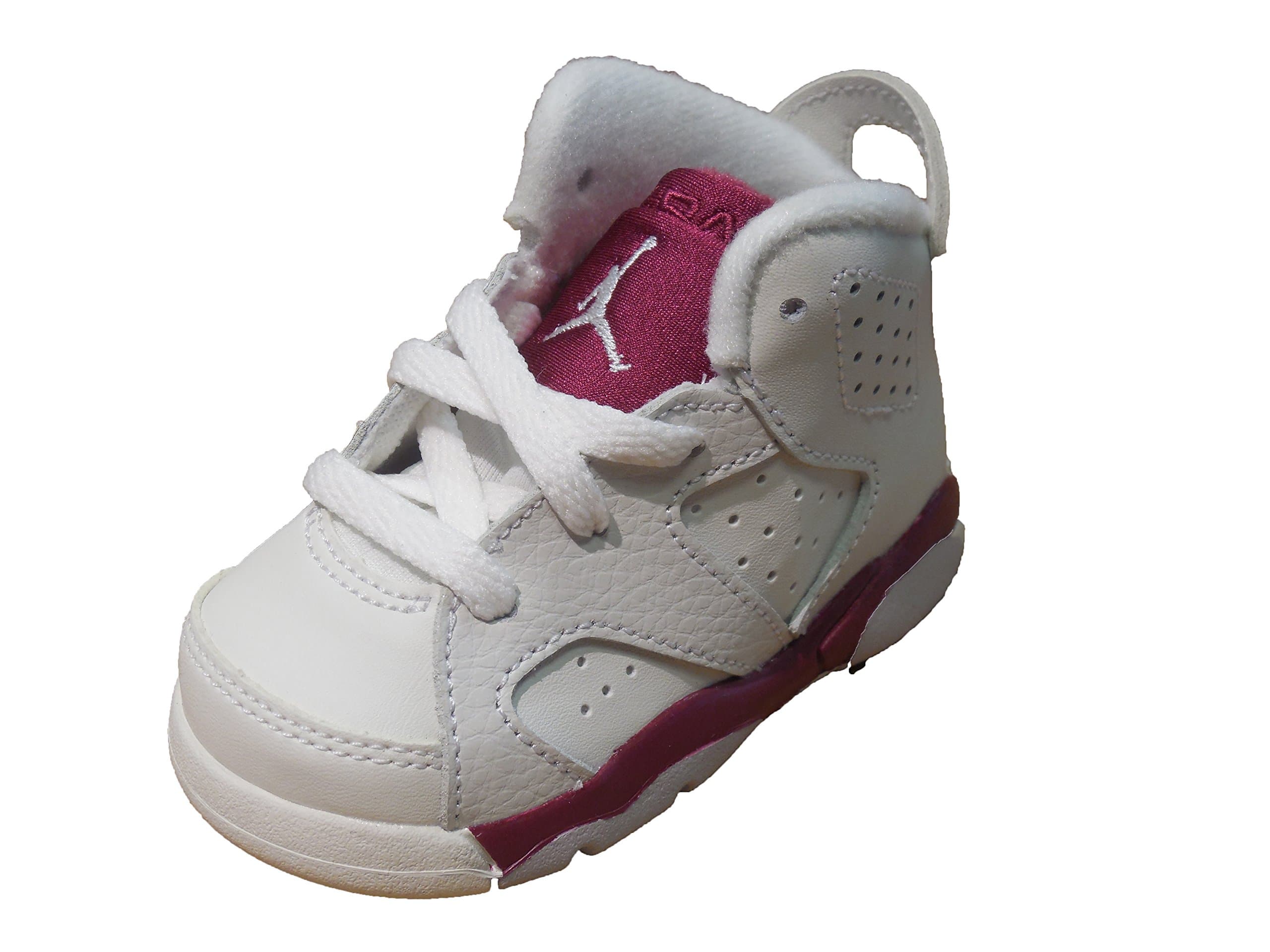 Jordan Retro 6-Toddler-Maroon 6-384667-116 (7C)
