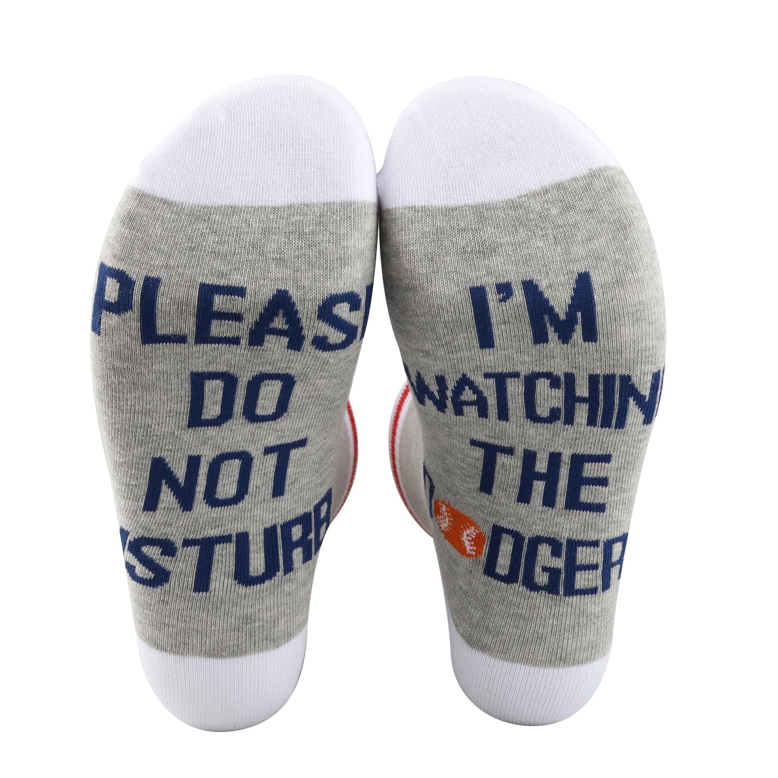 TSOTMO 2 Pairs Baseball Socks Please Do Not Disturb I’m Watching The D Socks Gift For Baseball Player