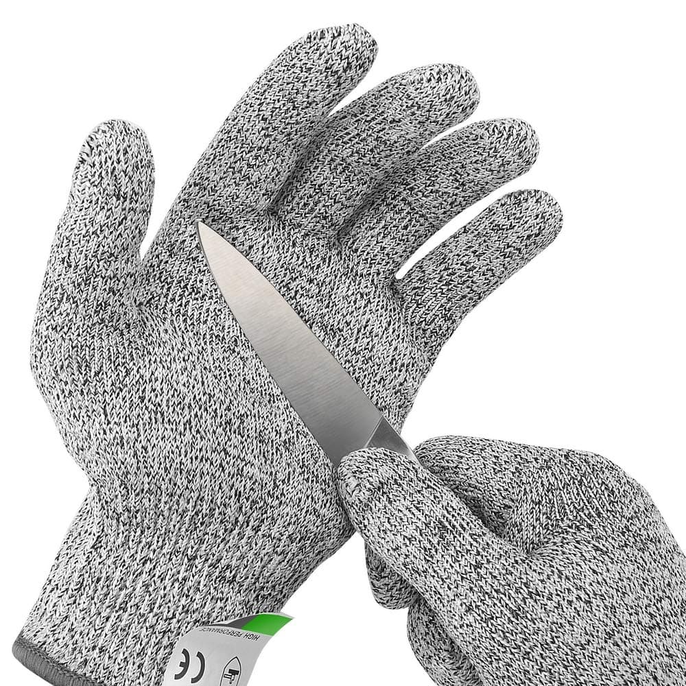 Ultra Durable Cut Resistant Gloves, for Kitchen Cooking, Oyster Shucking, Fish Fillet Processing, Mandolin Slicing, Meat Cutting, Wood Carving Level 5 Protection, Food Grade (Small)