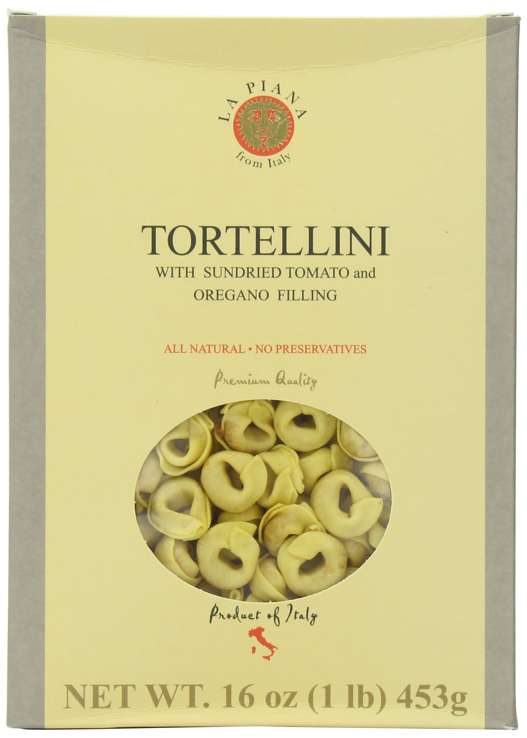 La Piana Tortellini With Sundried Tomatoes, 16-Ounce Units (Pack of 3)