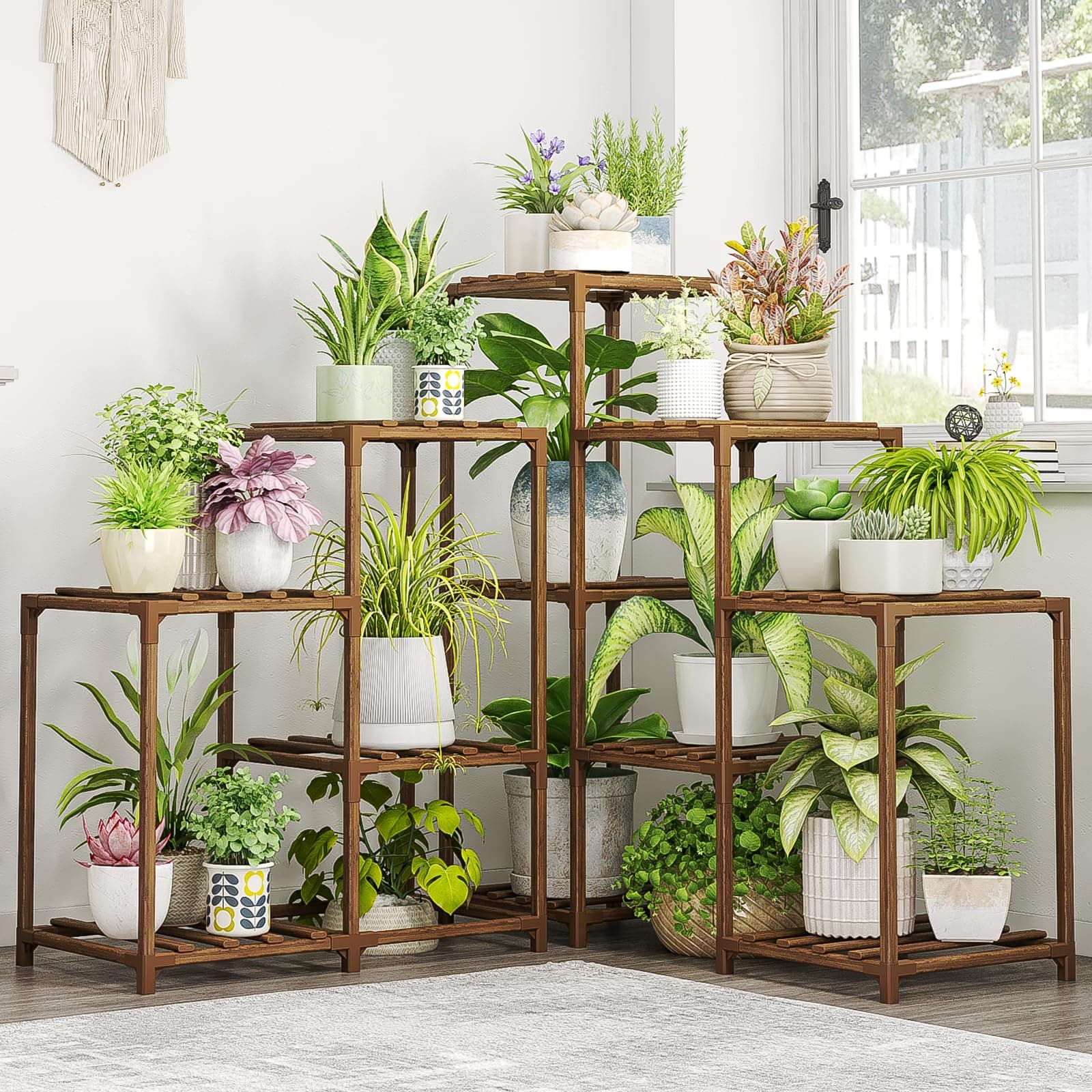 Large Corner Plant Stand