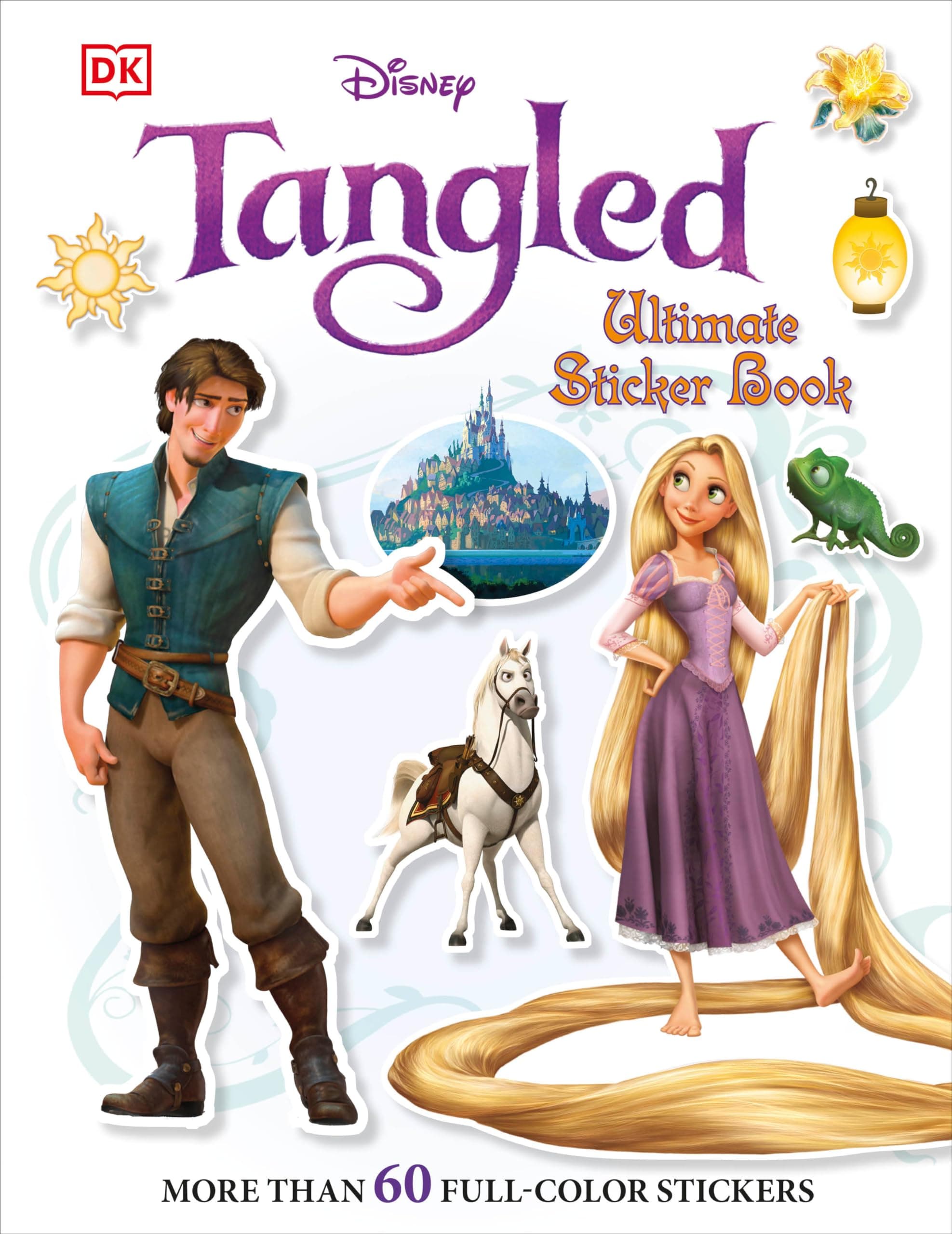 DK Ultimate Sticker Book: Tangled: More Than 60 Reusable Full-Color Stickers