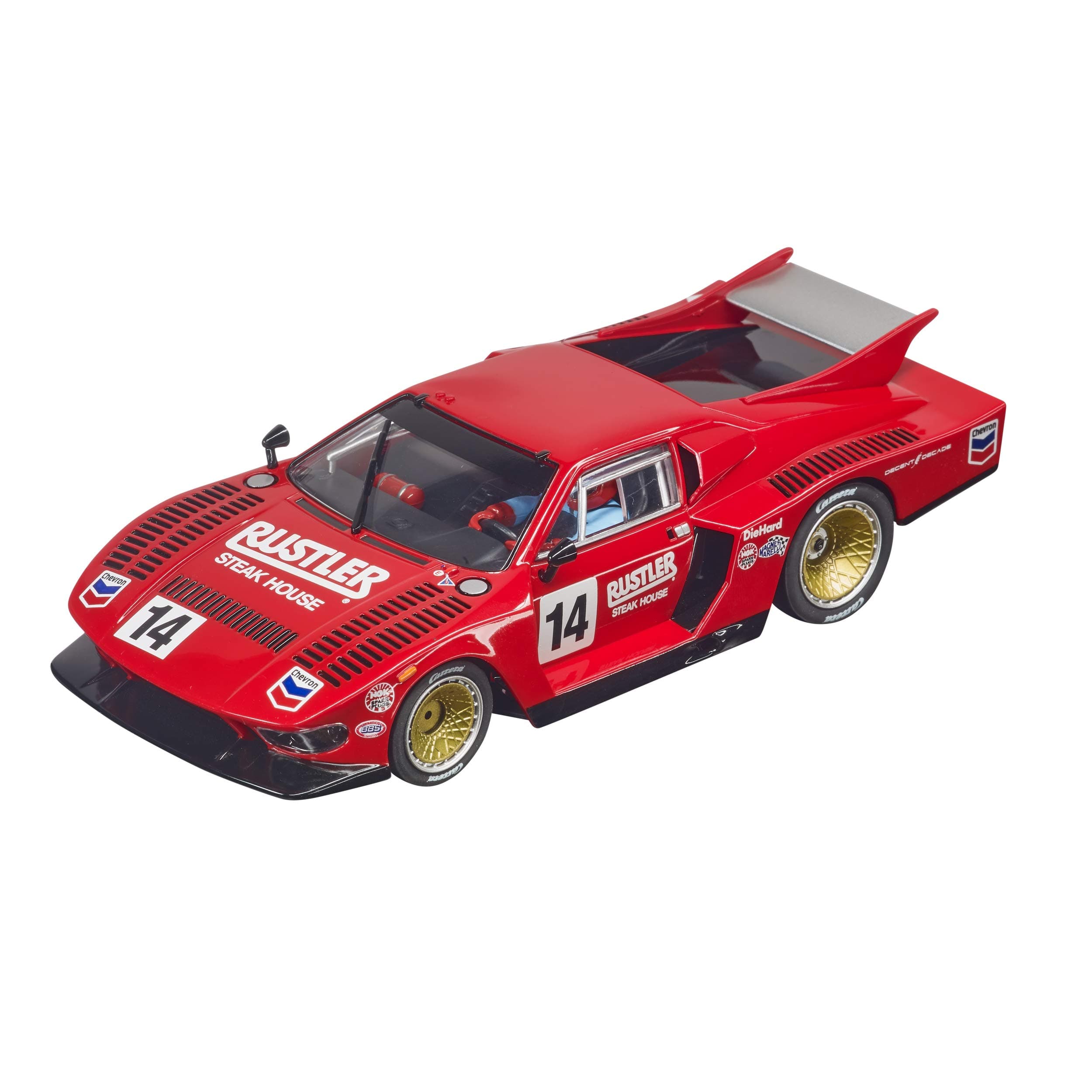 Carrera 27672 De Tomaso Pantera No.14 1:32 Scale Analog Slot Car Racing Vehicle Evolution Slot Car Race Tracks
