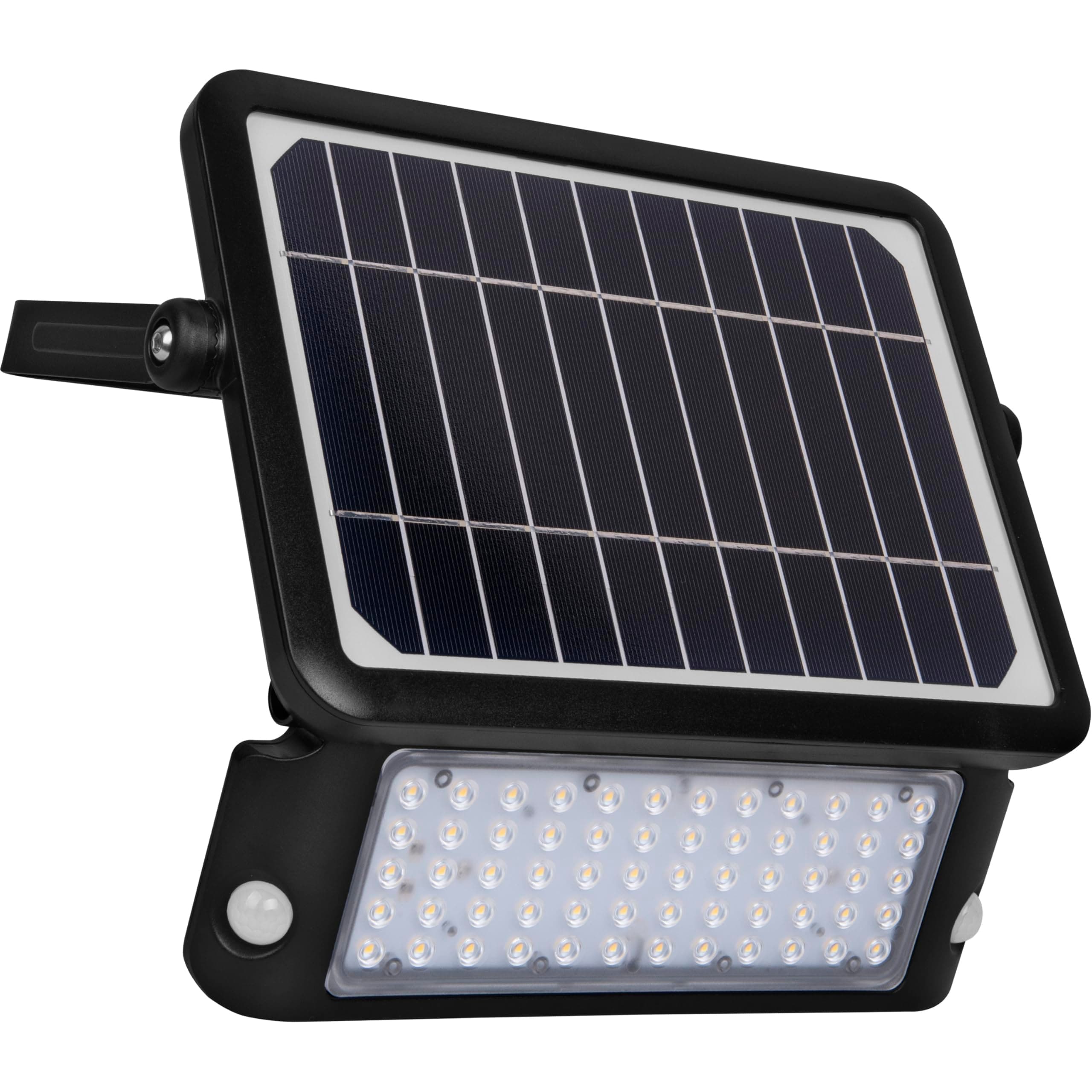 Luceco Solar Guardian PIR Floodlight Black, IP65 Rated, 10 Watts