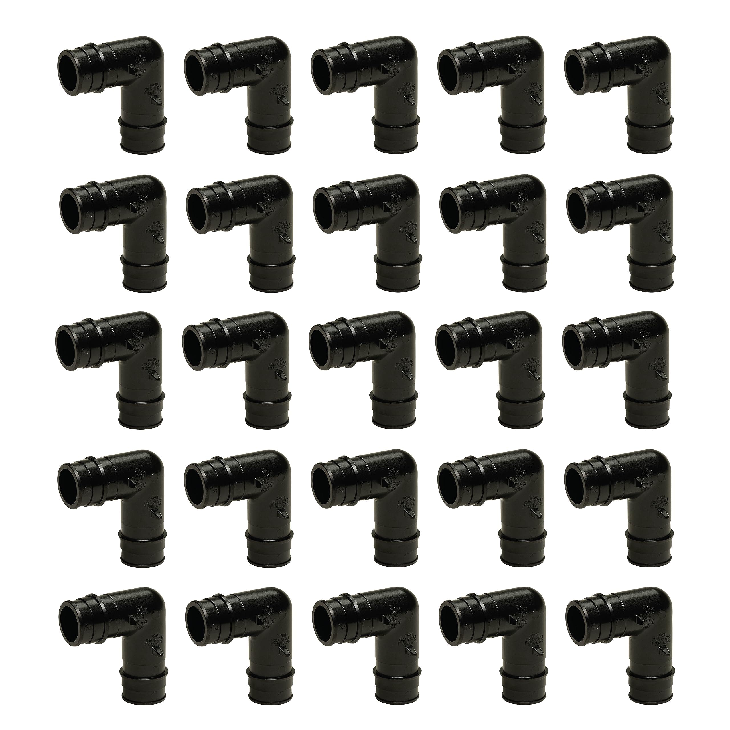 [25-Pack] PROCURU 3/4-Inch 90-Elbow Expansion PEX-A F1960 Plumbing Fitting, Certified Safe (8AP9002-25P)