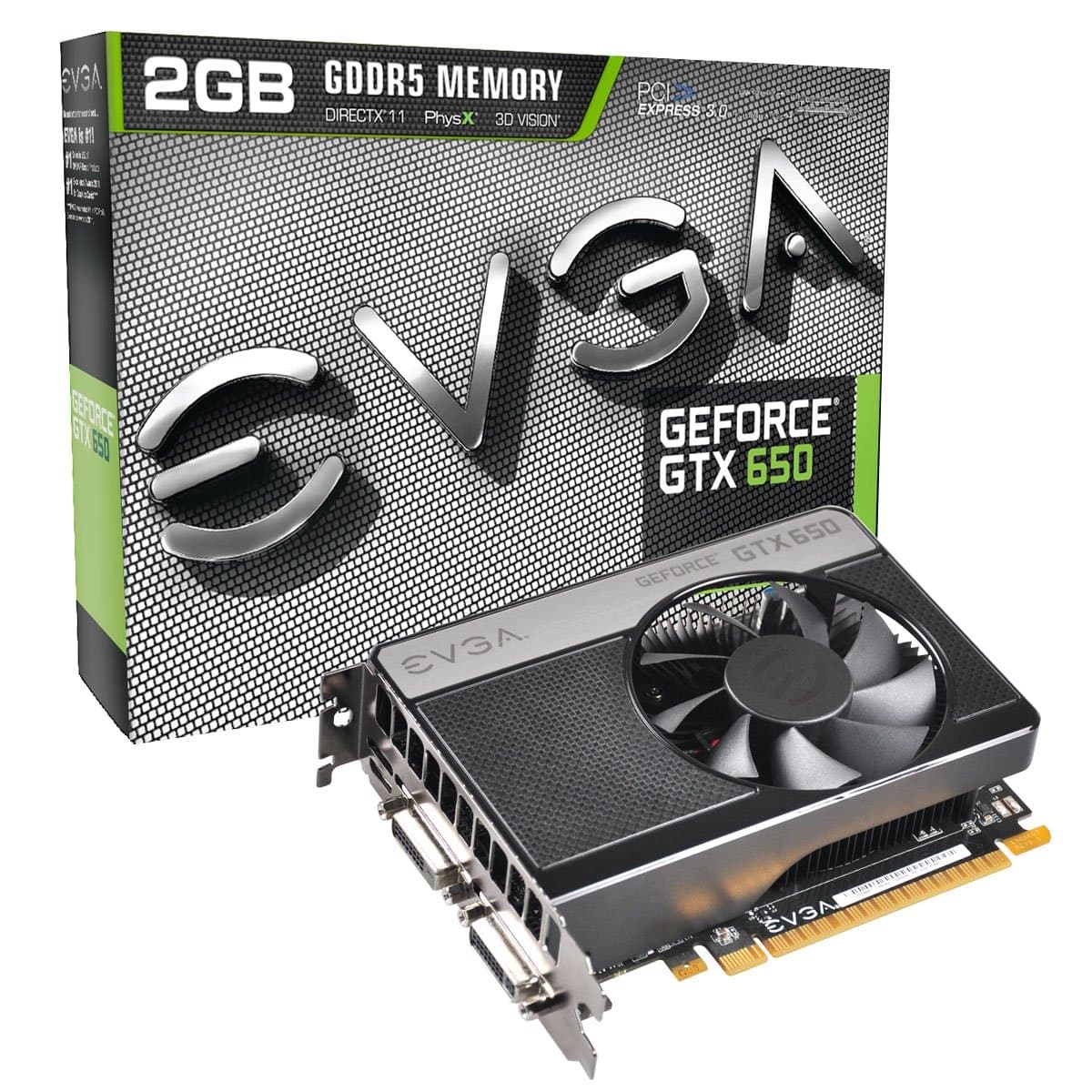 EVGA GeForce GTX 650 2048MB GDDR5 DVI mHDMI Graphics Card 02G-P4-2651-KR
