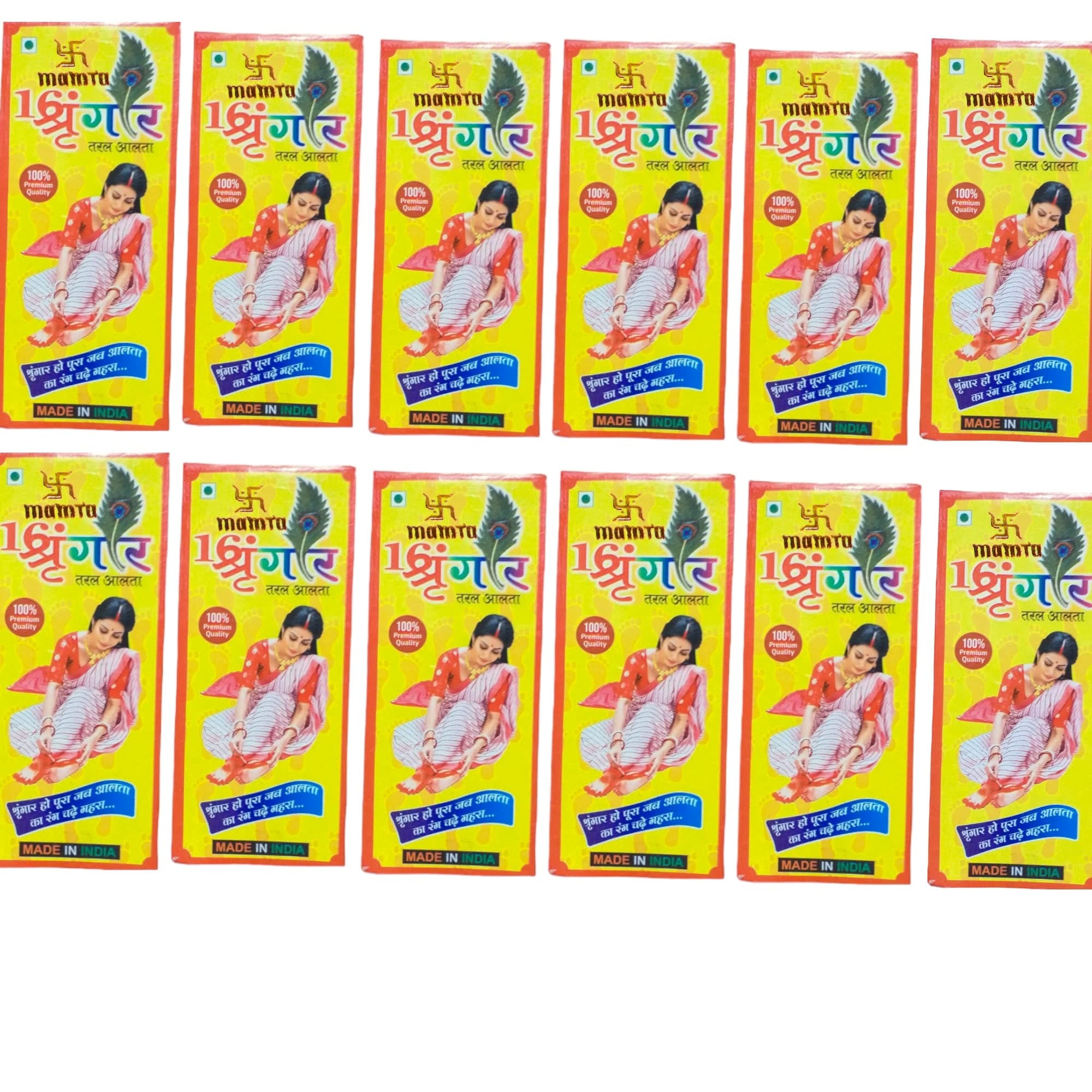 Fashion Accessories alta mahavar red feet Colouring Liquid Pack of 12 Each 50ml