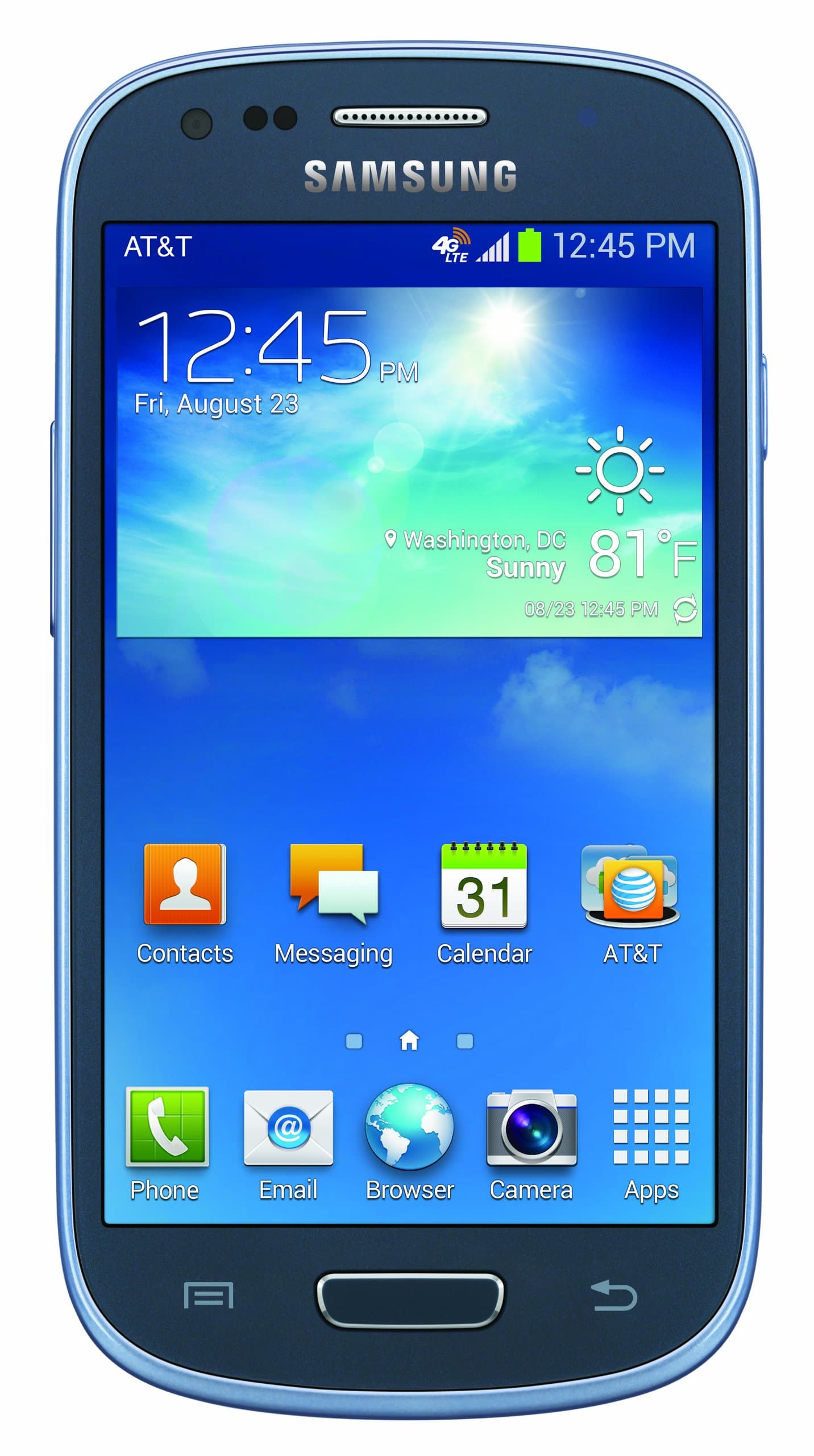 Samsung Galaxy S III Mini, Blue 8GB (AT&T)