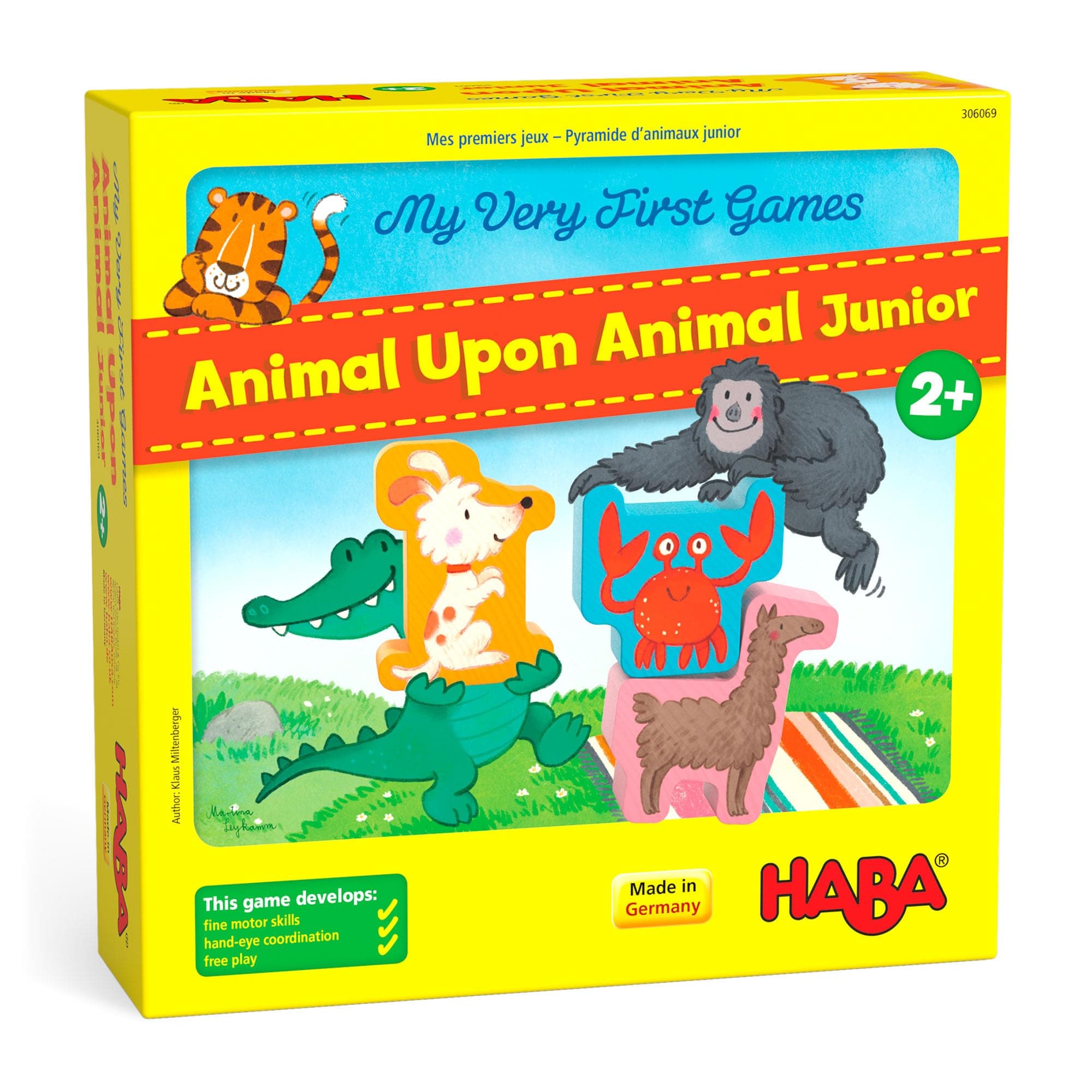 - HABA My Very First Games - Animal Upon Animal Junior: Toddler Stacking Game for Preschool Learning Activities & Fun Family Games for Ages 2+