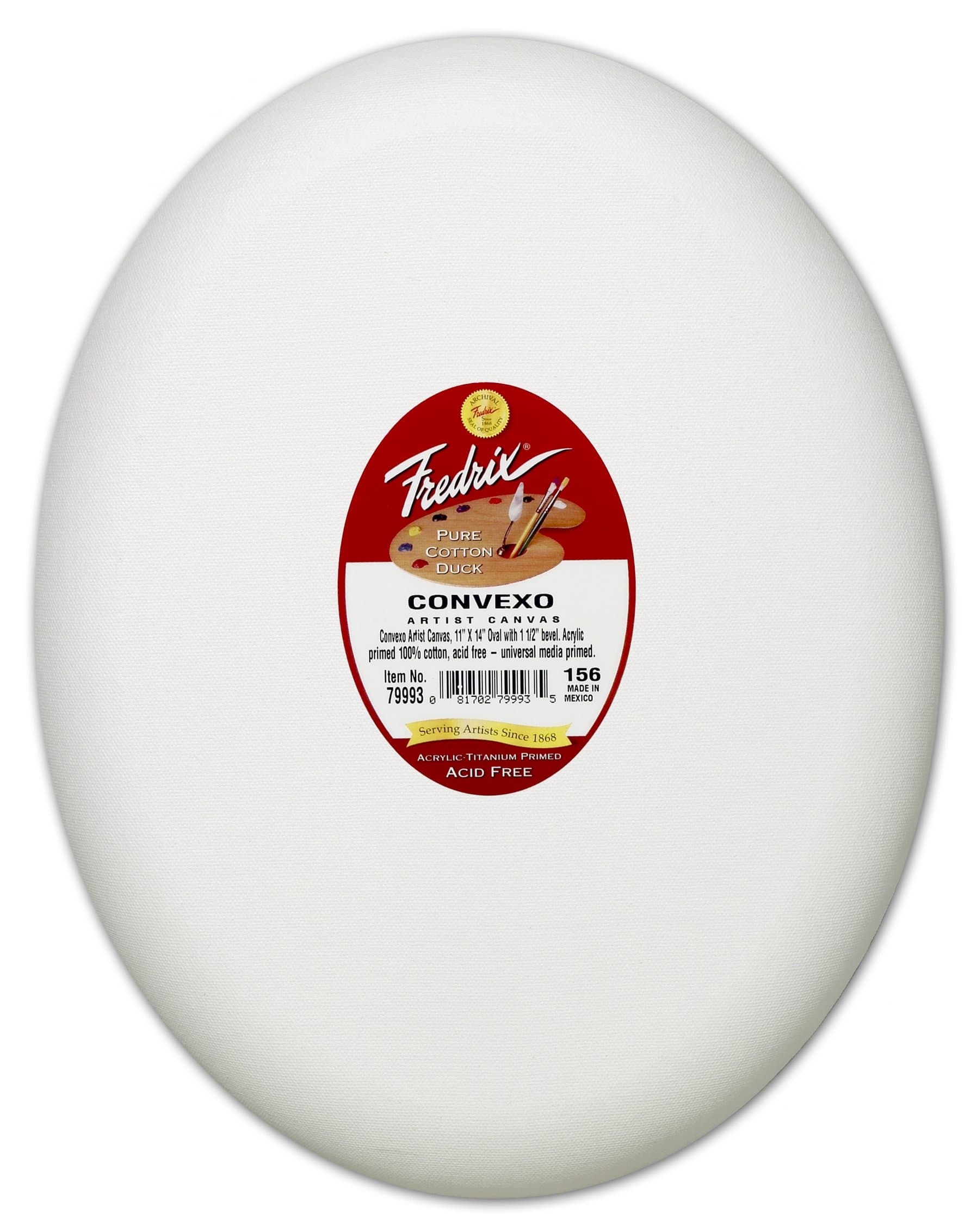 79993 Convexo Stretched Canvas, 11 by 14-Inch Oval