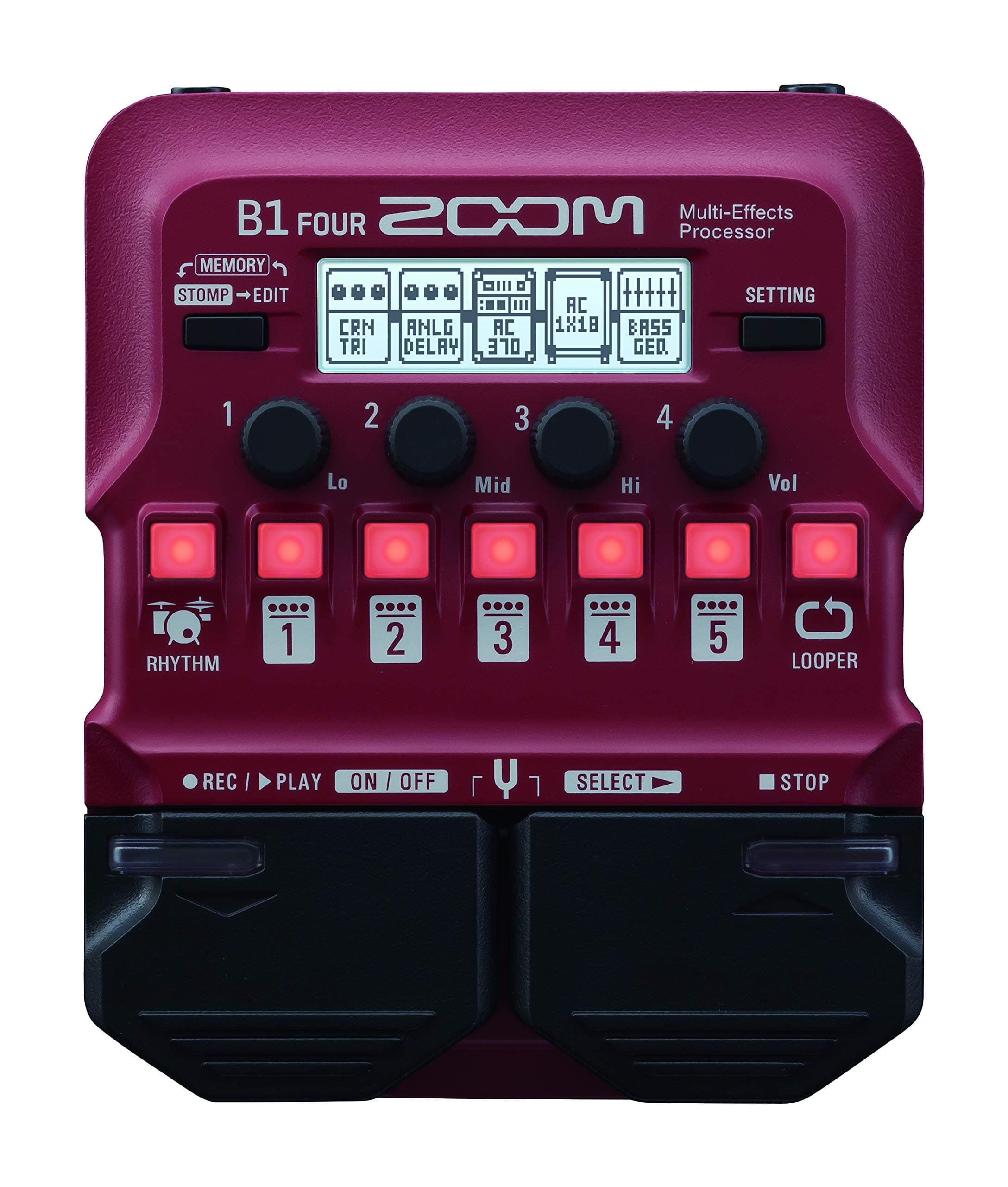 Zoom B1 FOUR Bass Multi-Effects Processor