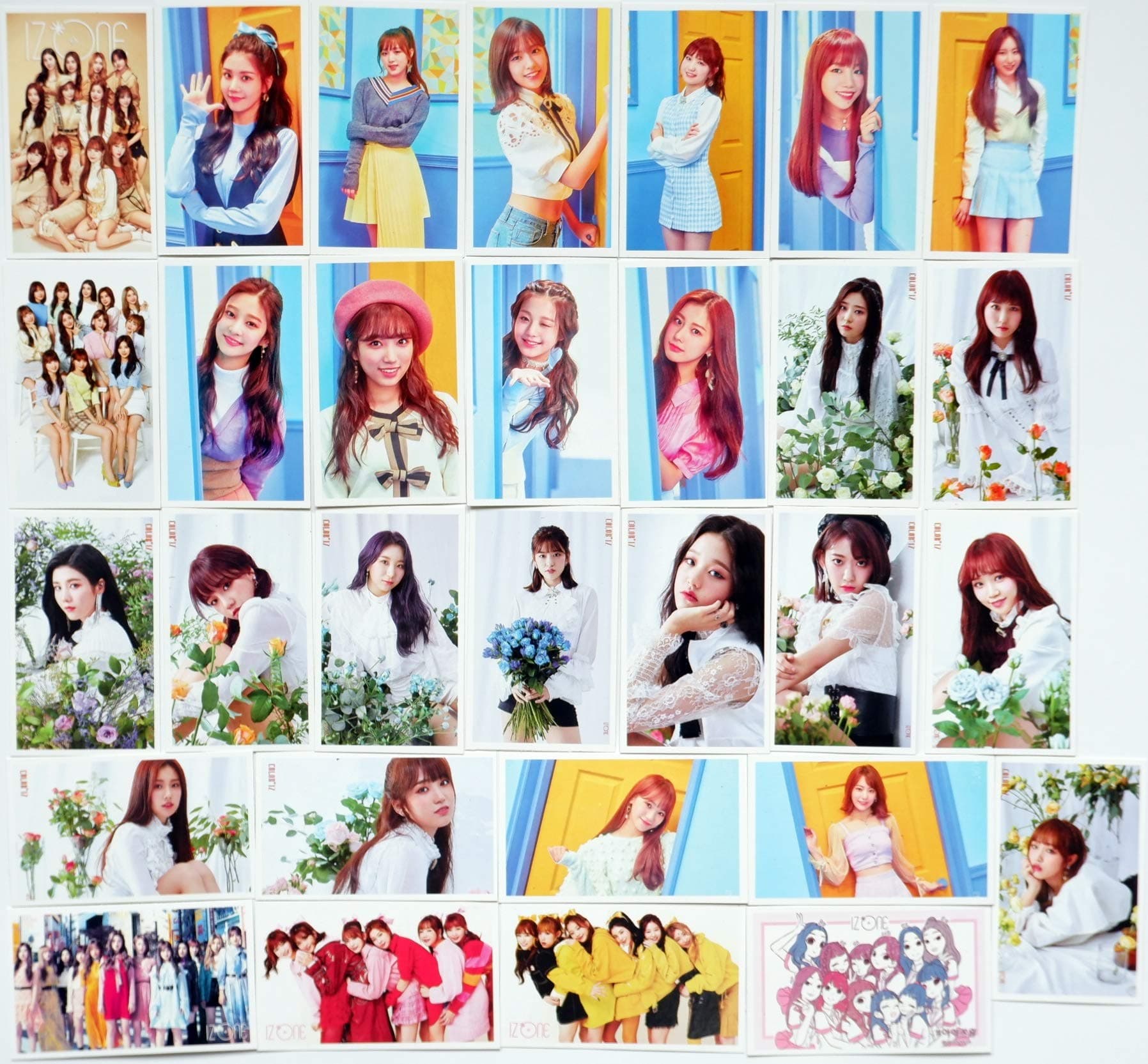 SV Best IZONE Girl group Kpop Lomo Cards Photo Postcard Collection 30 pcs/Set Gift (#1)
