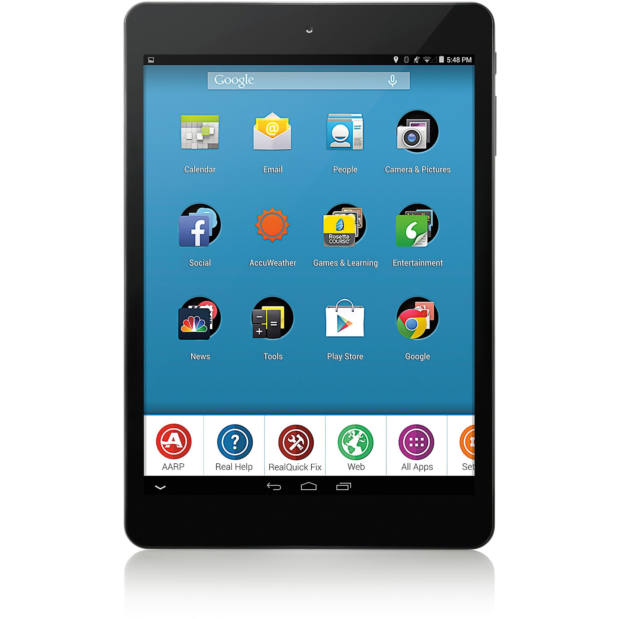 AARP RealPad MX7BX2 8.0-Inch 16.0 GB Tablet