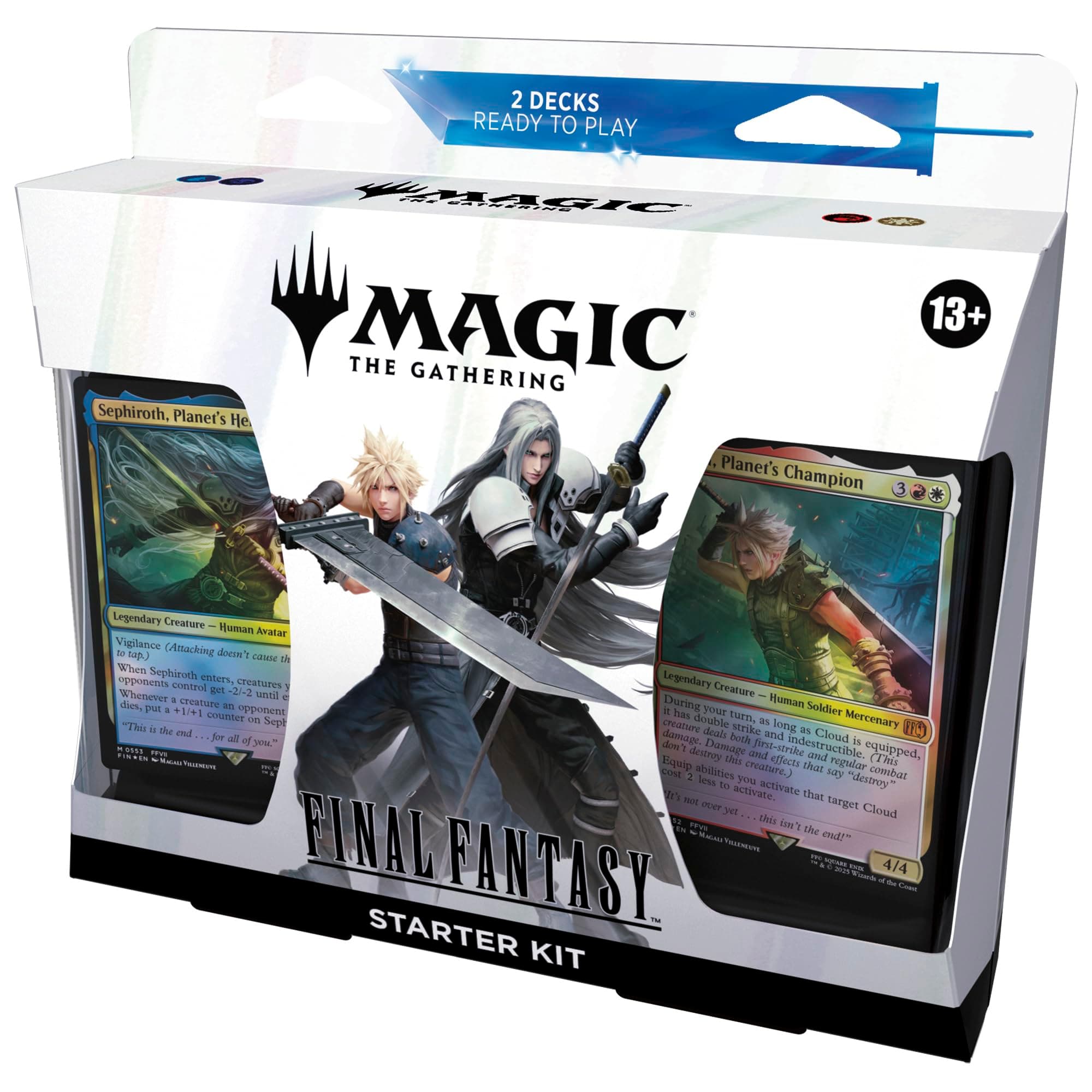 FINAL FANTASY Starter Kit - Learn Magic with 2 Ready-to-Play Decks (2-Player Card Game for Ages 13+)
