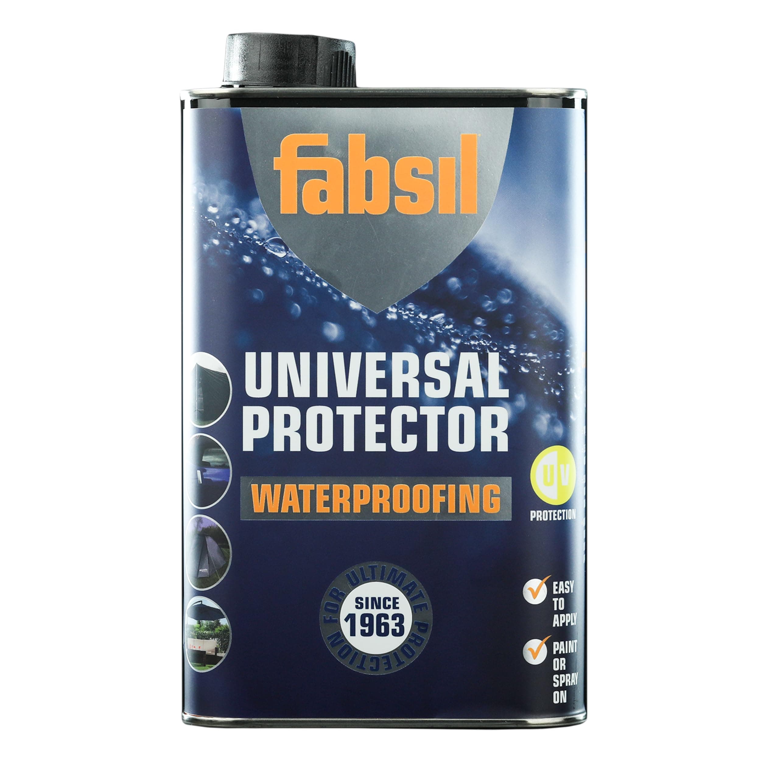 Fabsil GRA-FAB49 Waterproofer for Tents - Black, 5 Litre