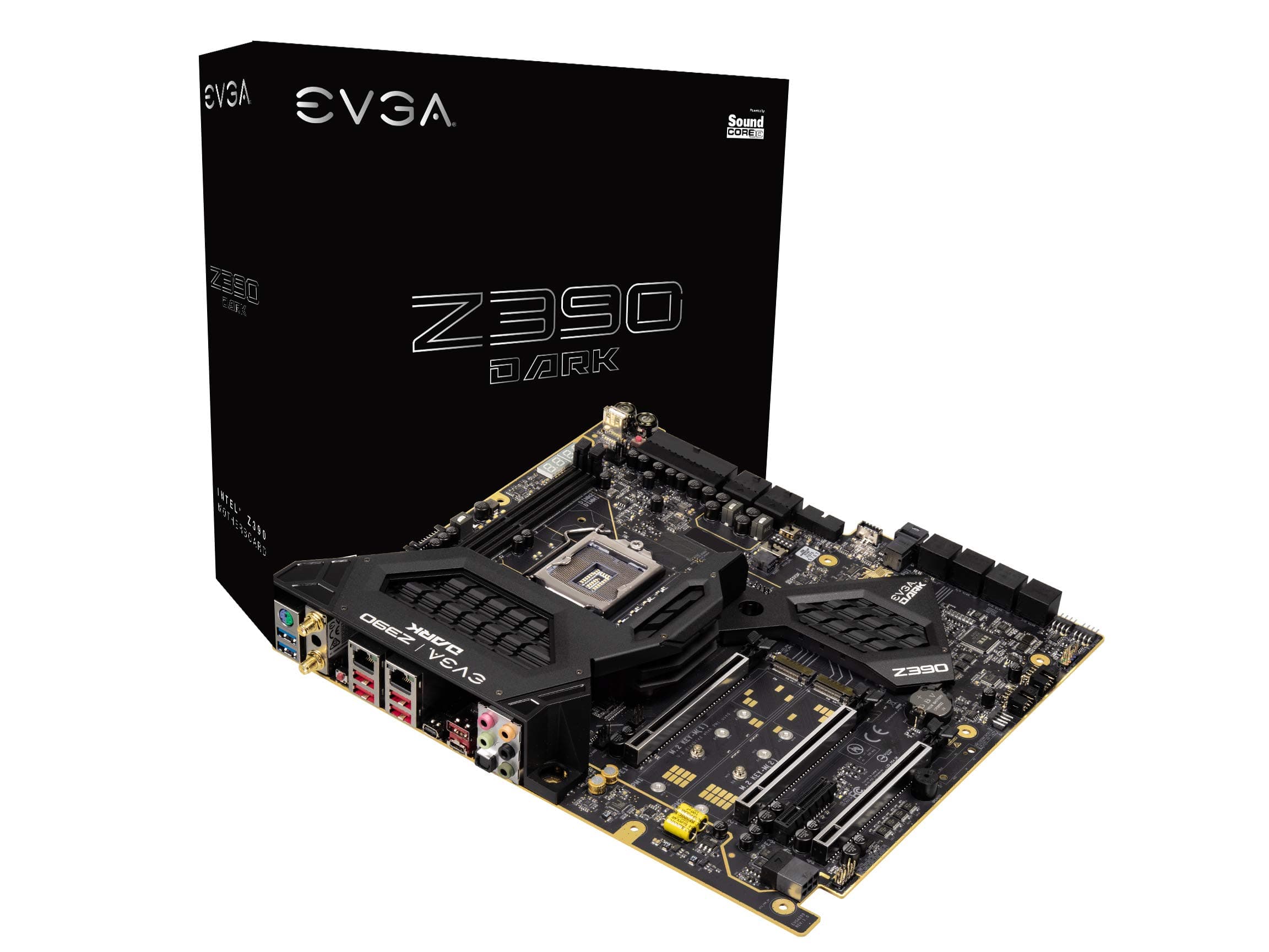 EVGA Z390 Dark, LGA 1151, Intel Z390, SATA 6GB/s, USB 3.1, M.2, U.2, EATX, Intel Motherboard 131-CS-E399-KR