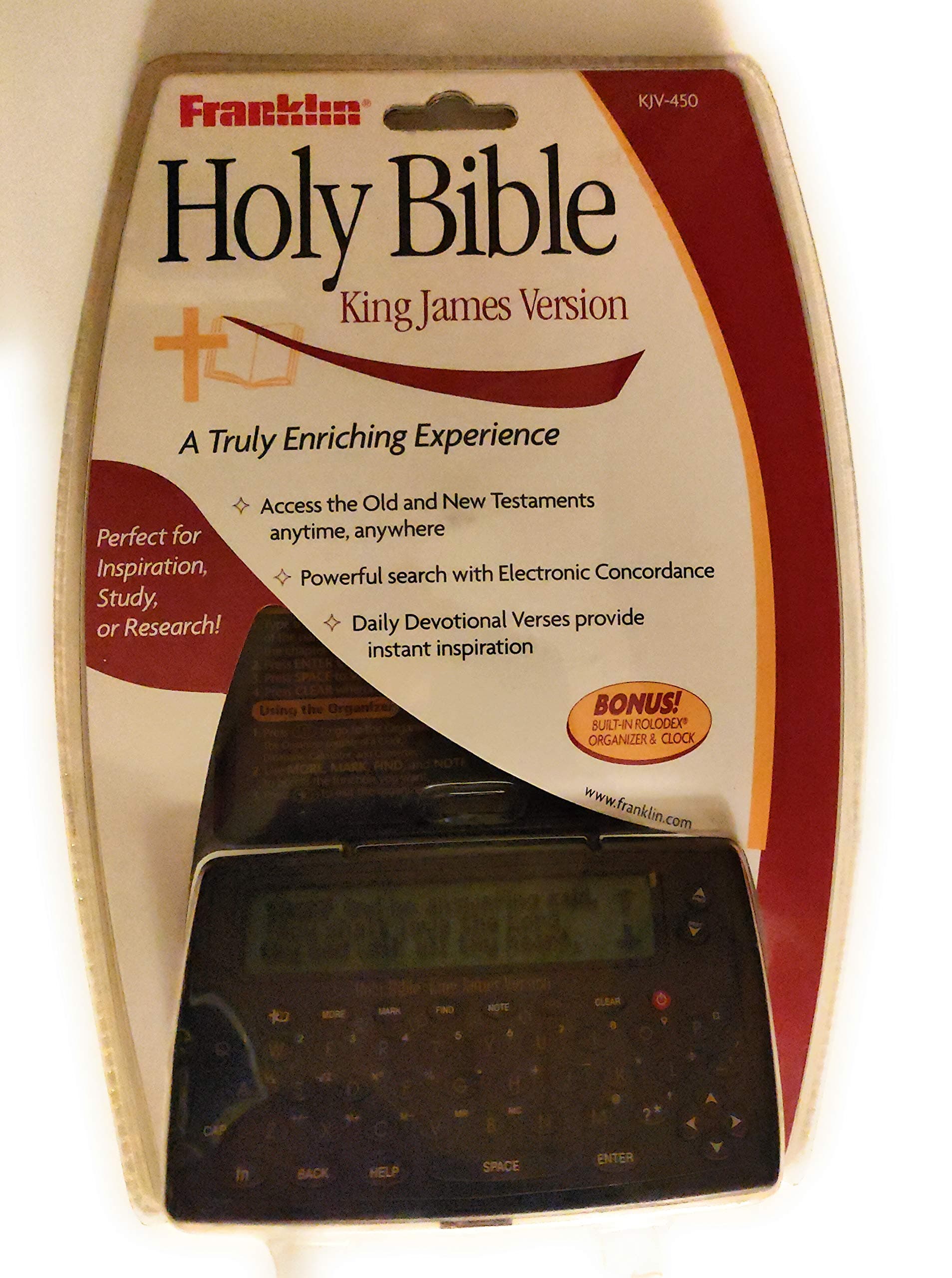 Franklin Pocket King James Version Electronic Holy Bible