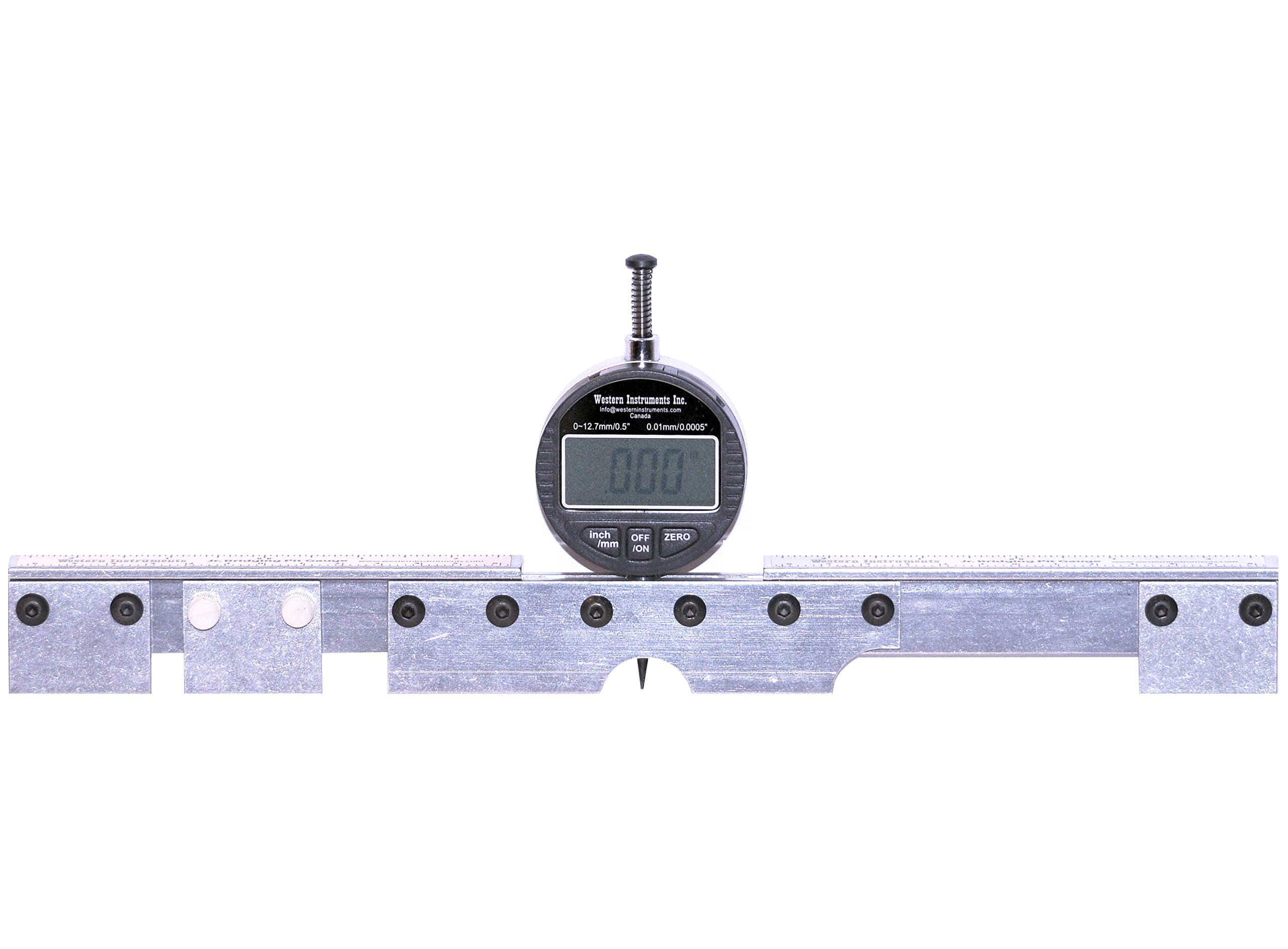 N88-11-D Jr. Bridging Pit Gauge Standard up to 13.5 Inches Long with Digital Indicator