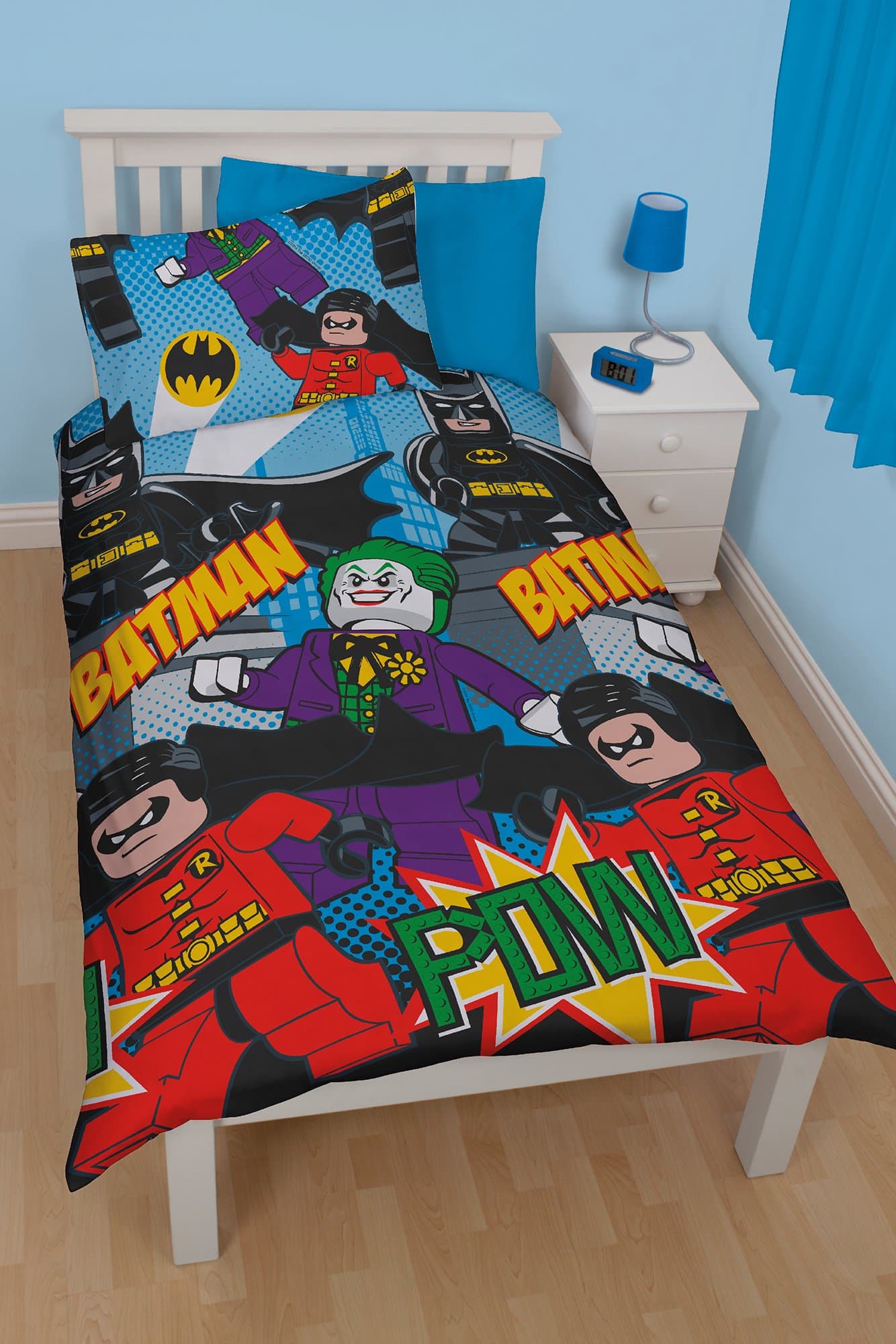 Lego Batman Dynamic Single Duvet Polycotton Bed Set