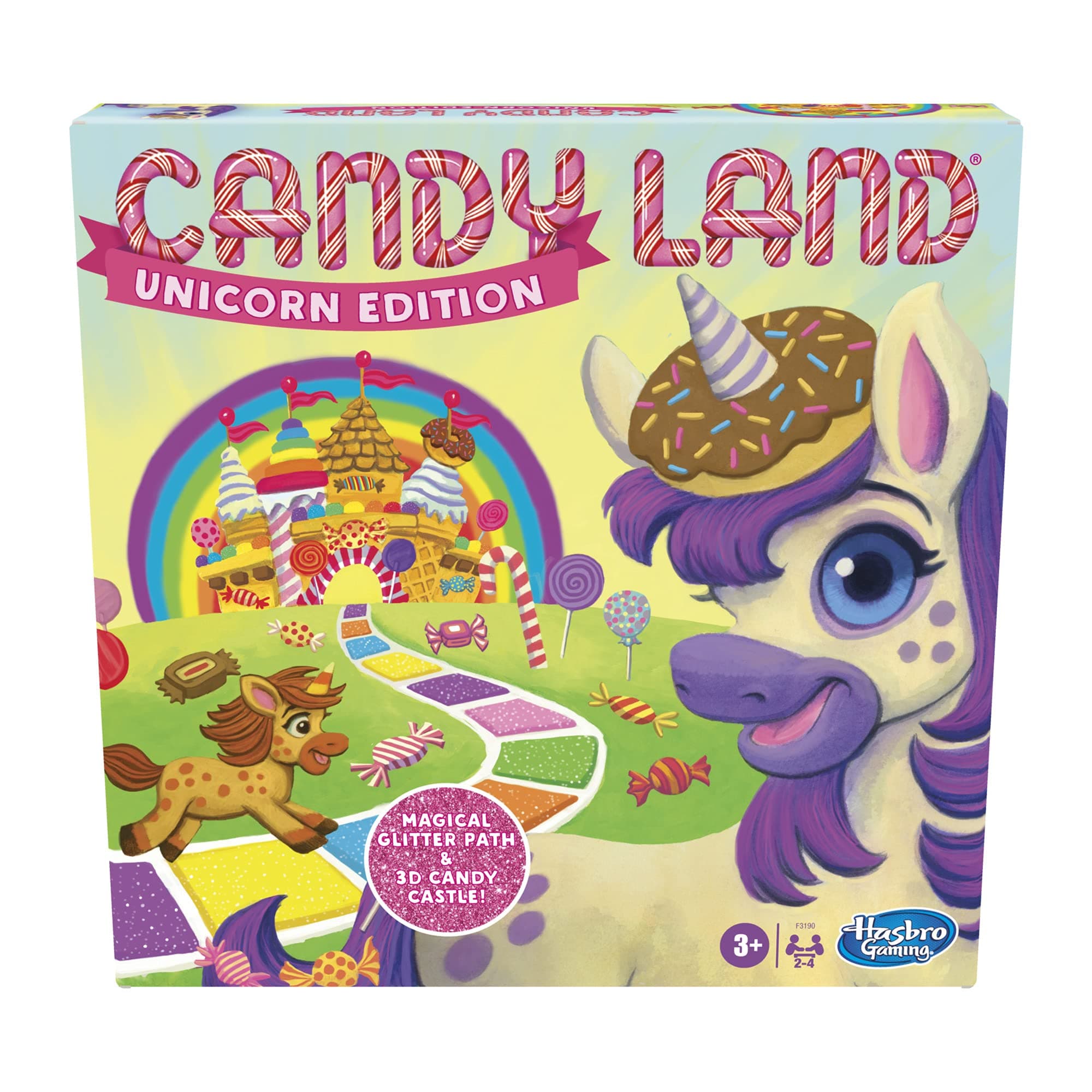 Candy Land Unicorn Edition Board Game, Toddler Games, Unicorn Toys, Perfect Kids Gifts, Kids Board Games, Ages 3 and Up (Amazon Exclusive)