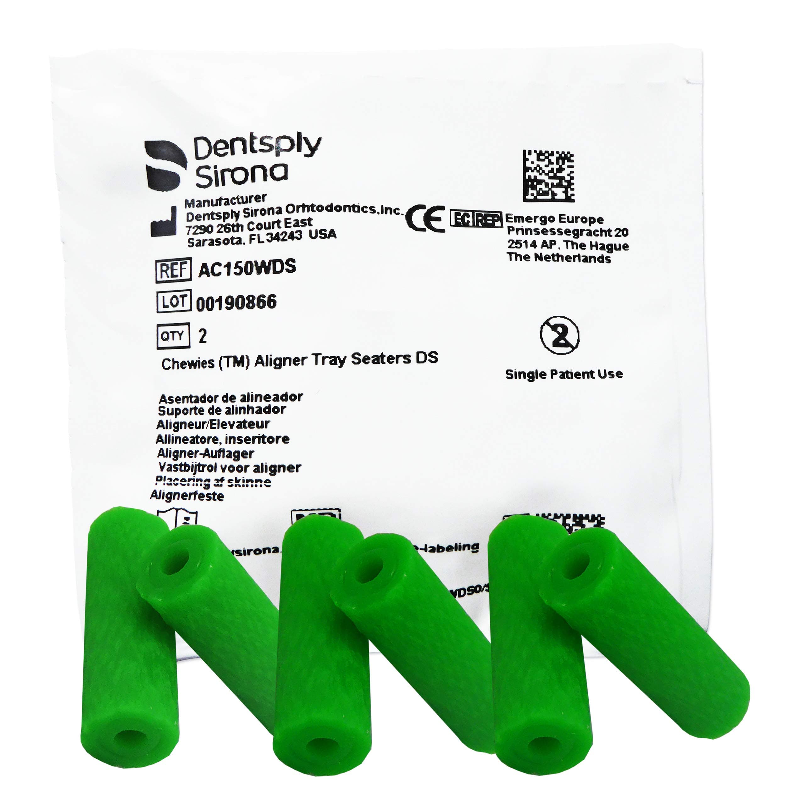 Orthodontic Aligner Chewies (6-Pack) - Dental Chewies for Orthodontic Treatment - By Smilebitz