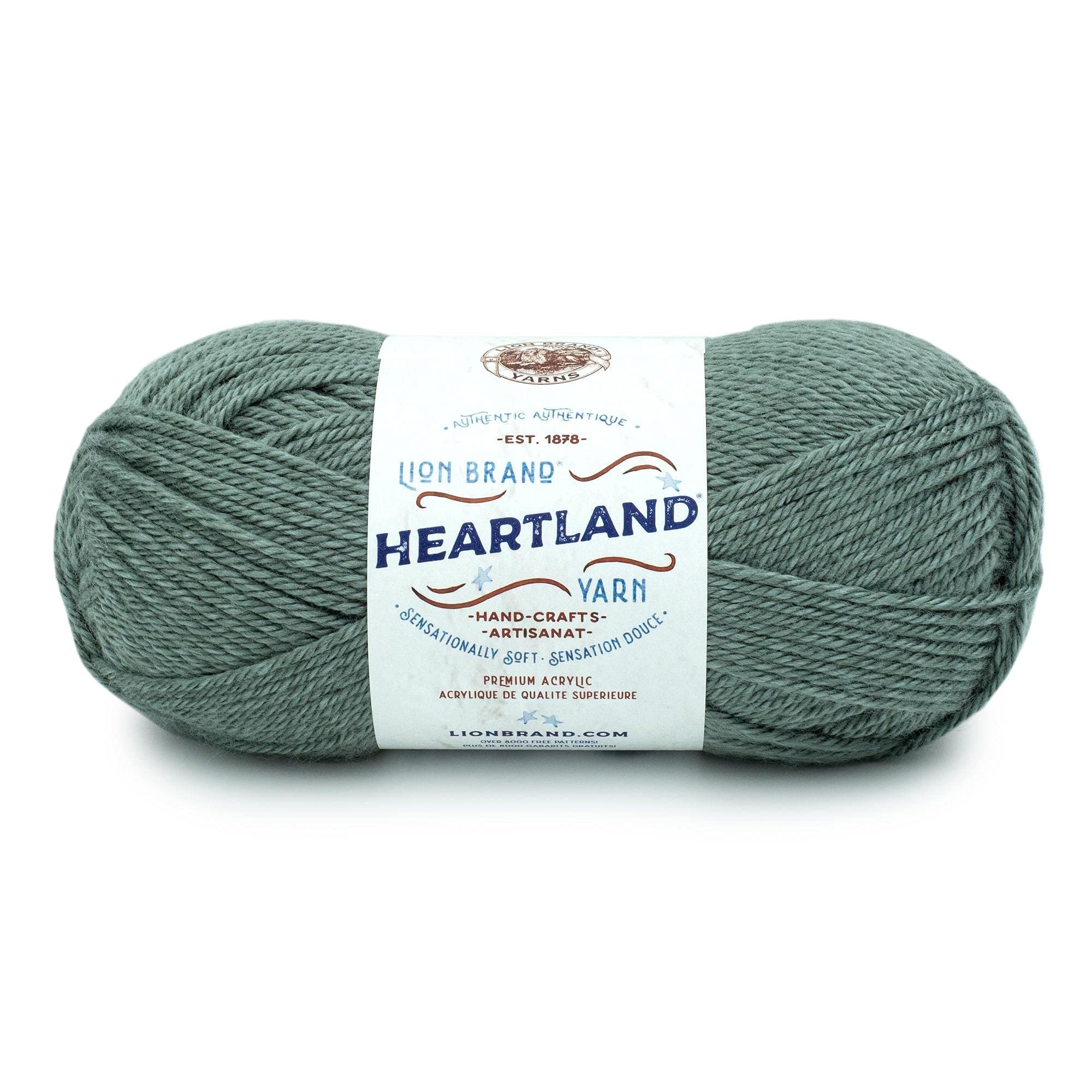 Heartland Yarn, Worsted-Weight Yarn for Knitting, Crocheting, and Crafting, 1 Pack, Petrified Forest