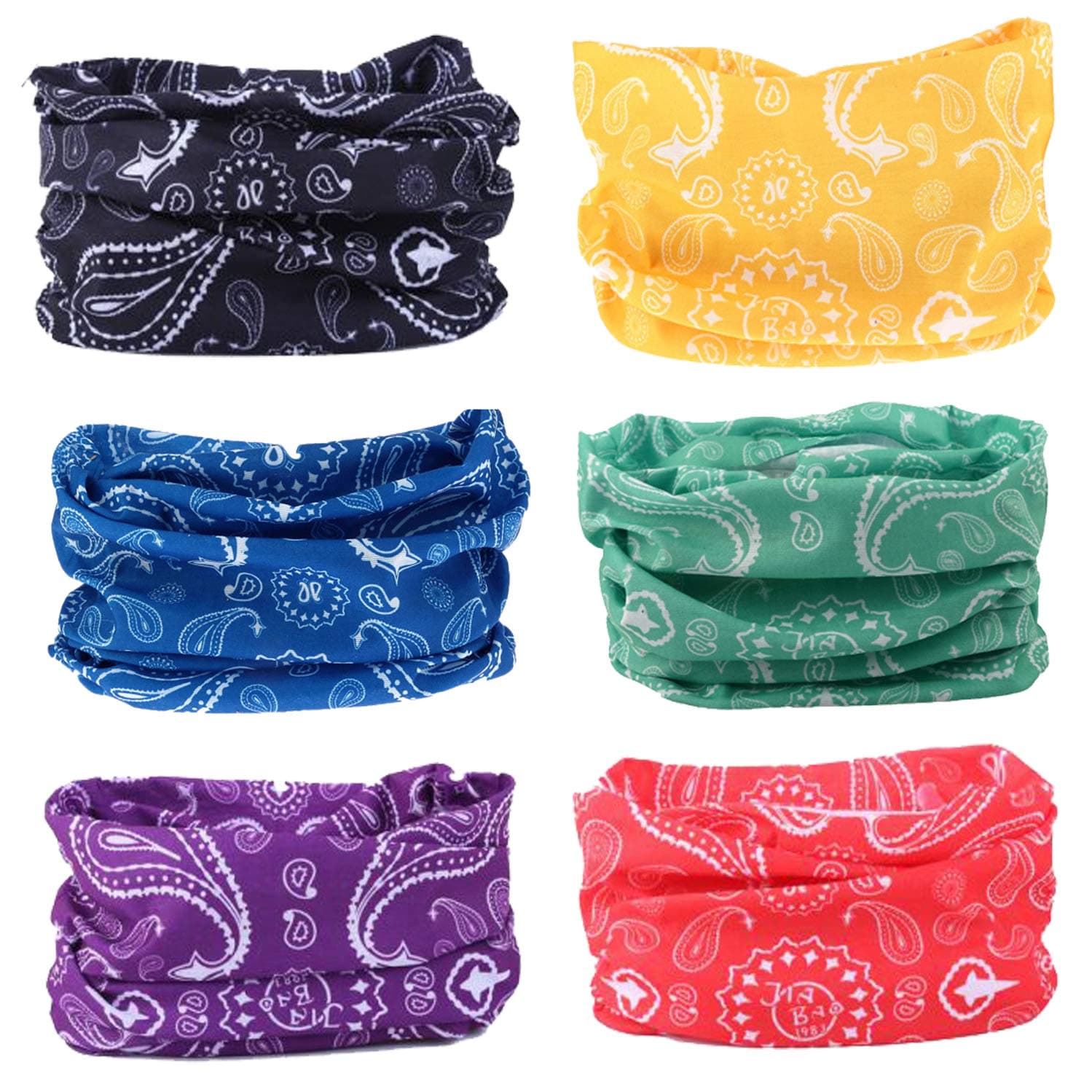 Outdoor Wide Headband,Neck Gaiter Windproof Scarf Sunscreen Breathable Bandana for Men&Women,Multi Function Headwear