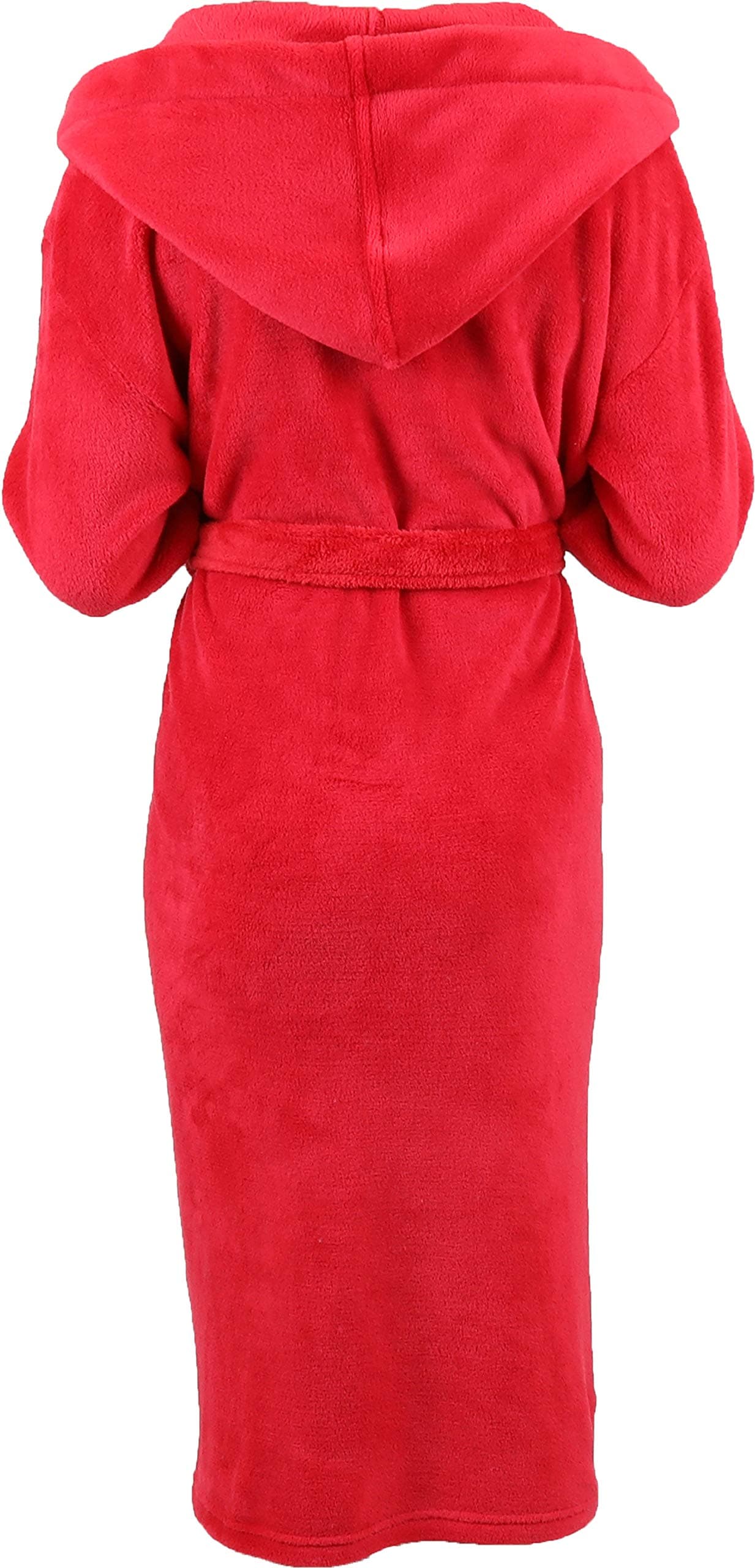 Betz Bathrobe Hooded Kids Bath Robe Cuddly Soft Colours: blue/red size 164 / red