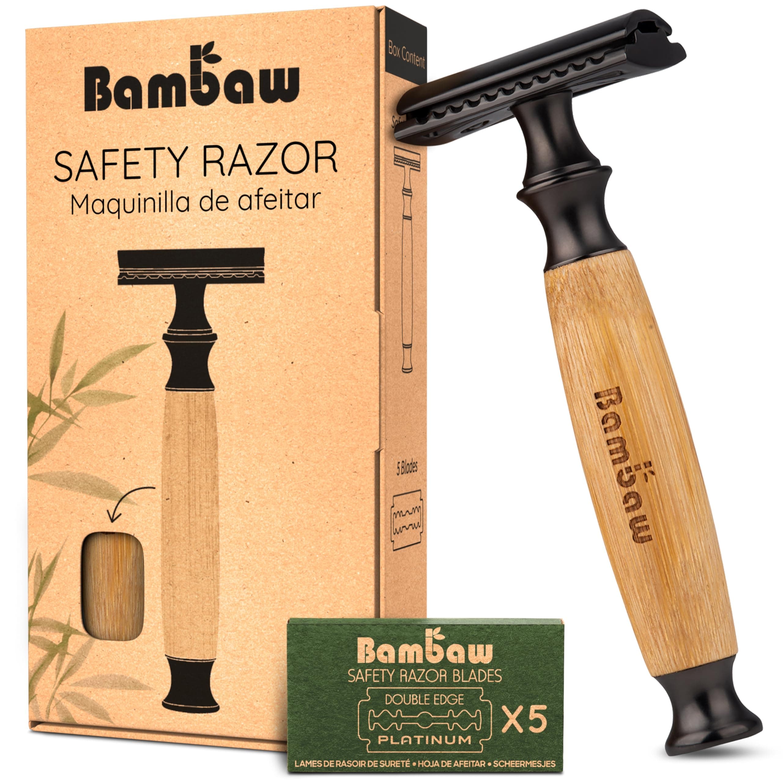 Bambaw Classic Dark Double Edge Safety Razor