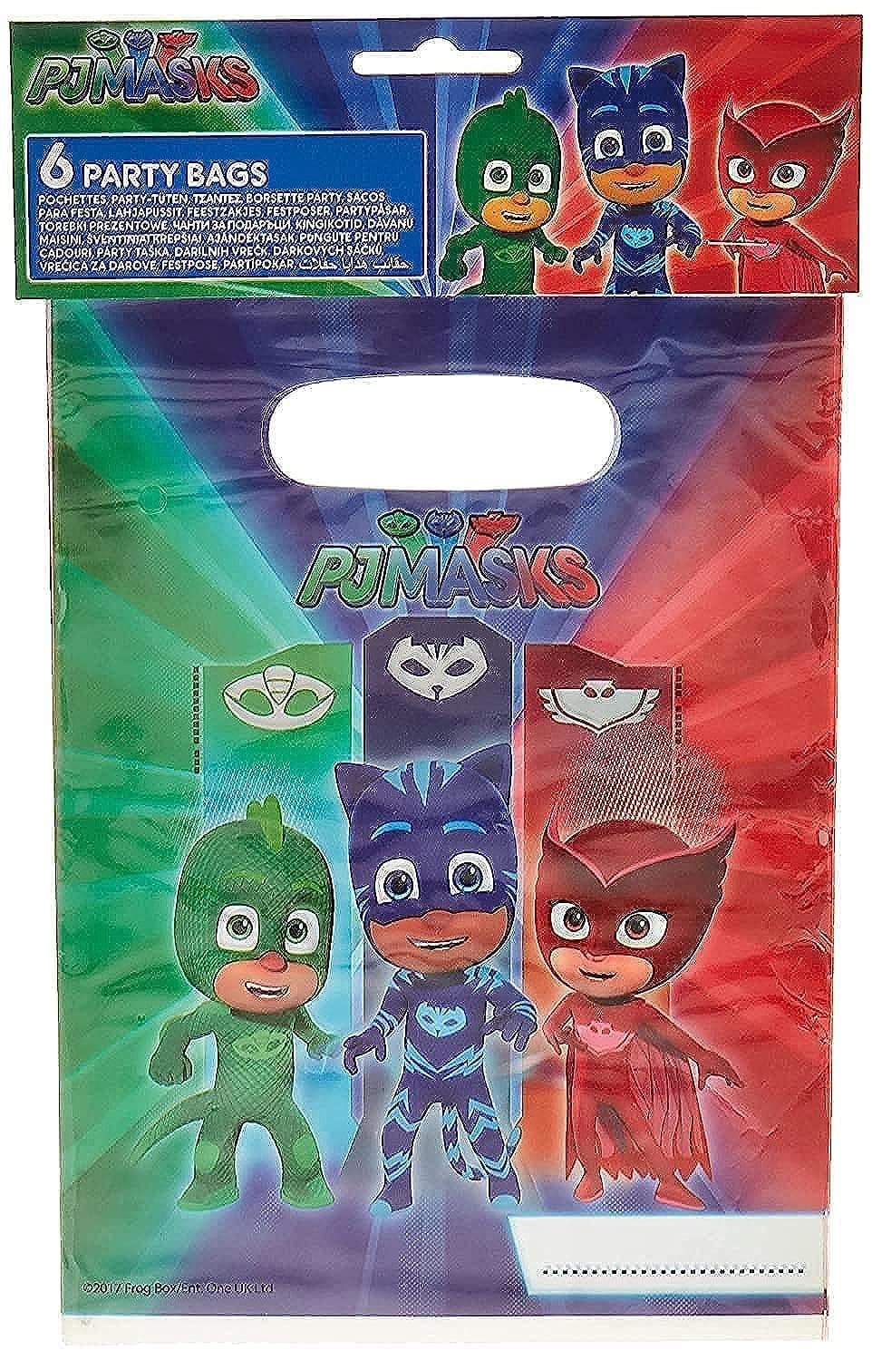 Procos 5Pr88637 6Party Bags Pj Masks Entertainment One, Multicolor