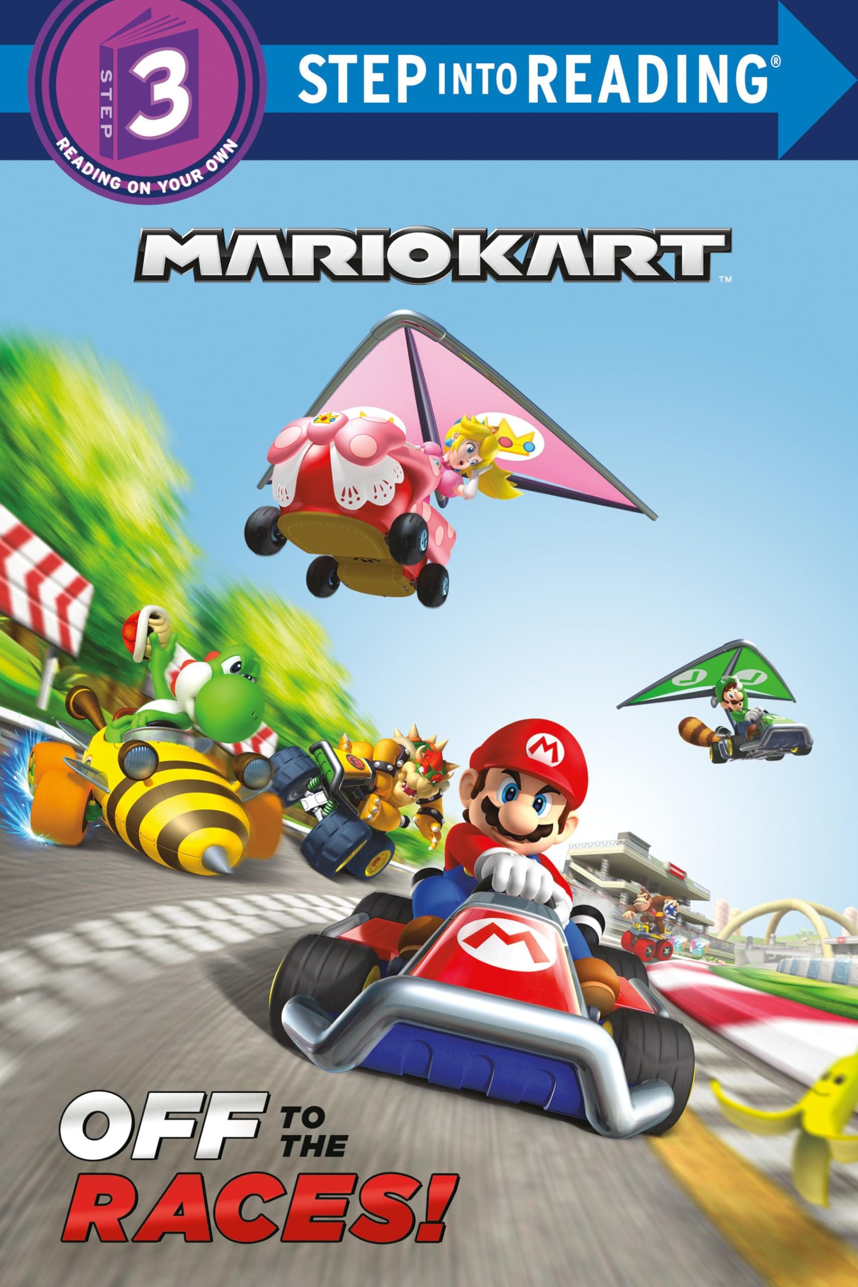 Off to the Races (Nintendo Mario Kart): An Official Minecraft Novel Paperback – 4 July 2023