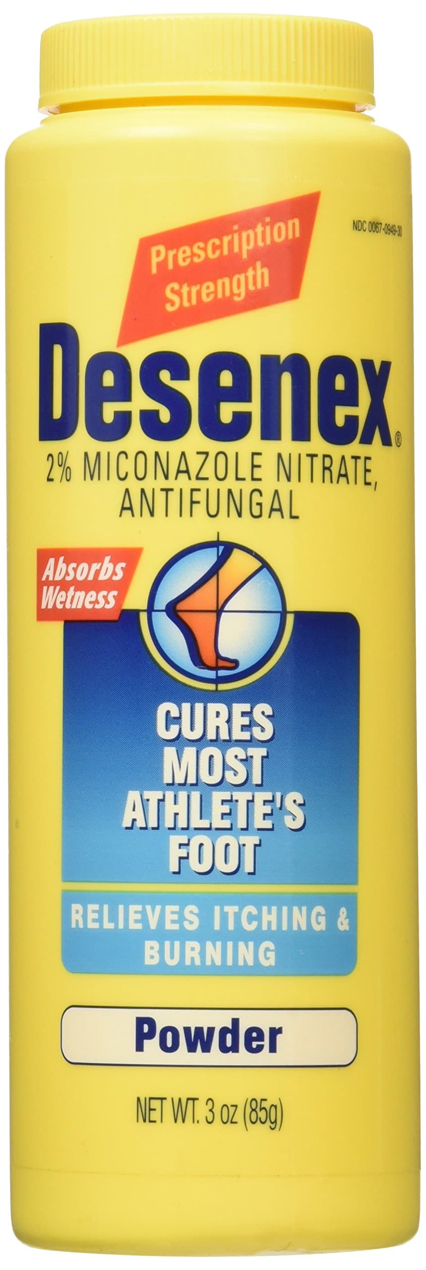 Desenex Antifungal Foot Powder, Cures Athlete's Foot, 3 Ounce