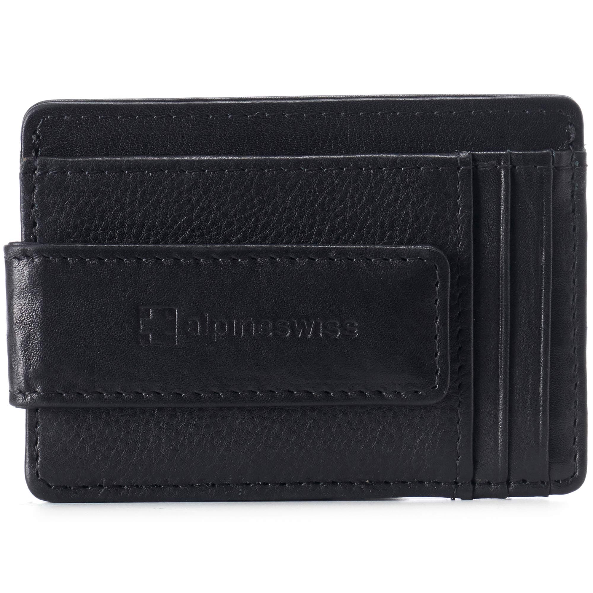 Harper Mens RFID Slim Money Clip Front Pocket Wallet Minimalist Leather ID Card Holder