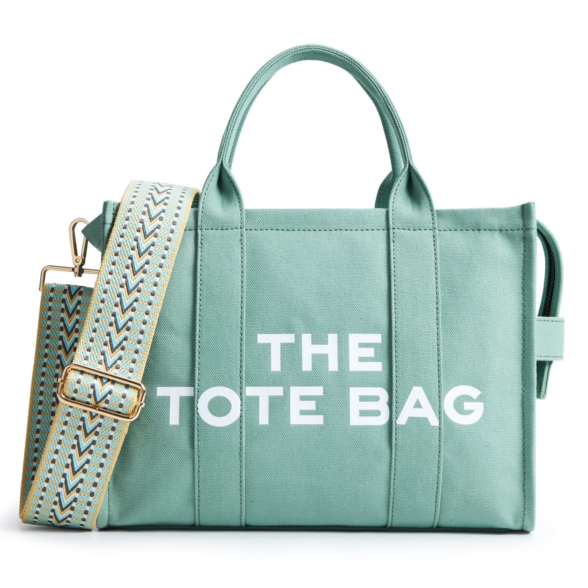 Fancy ForestThe Tote Bag for Women tote purse with Zipper, Faux Leather/Canvas tote bags Shoulder Bag Crossbody Handbag