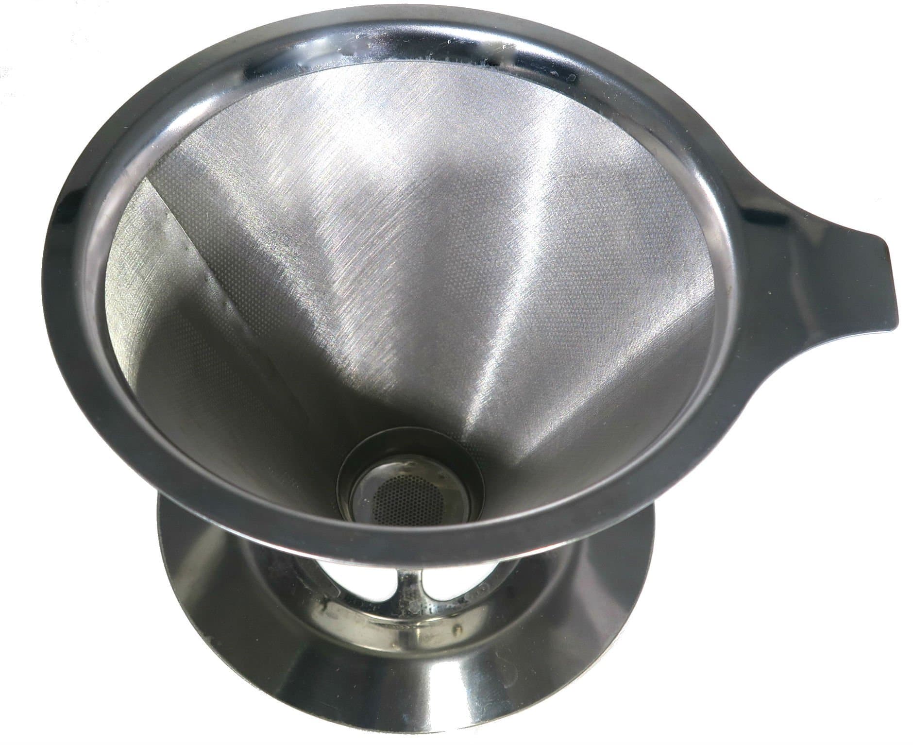 Barista Quality Pour Over Coffee Maker - Premium Stainless Steel Coffee Cone Filter - Hipster Approved