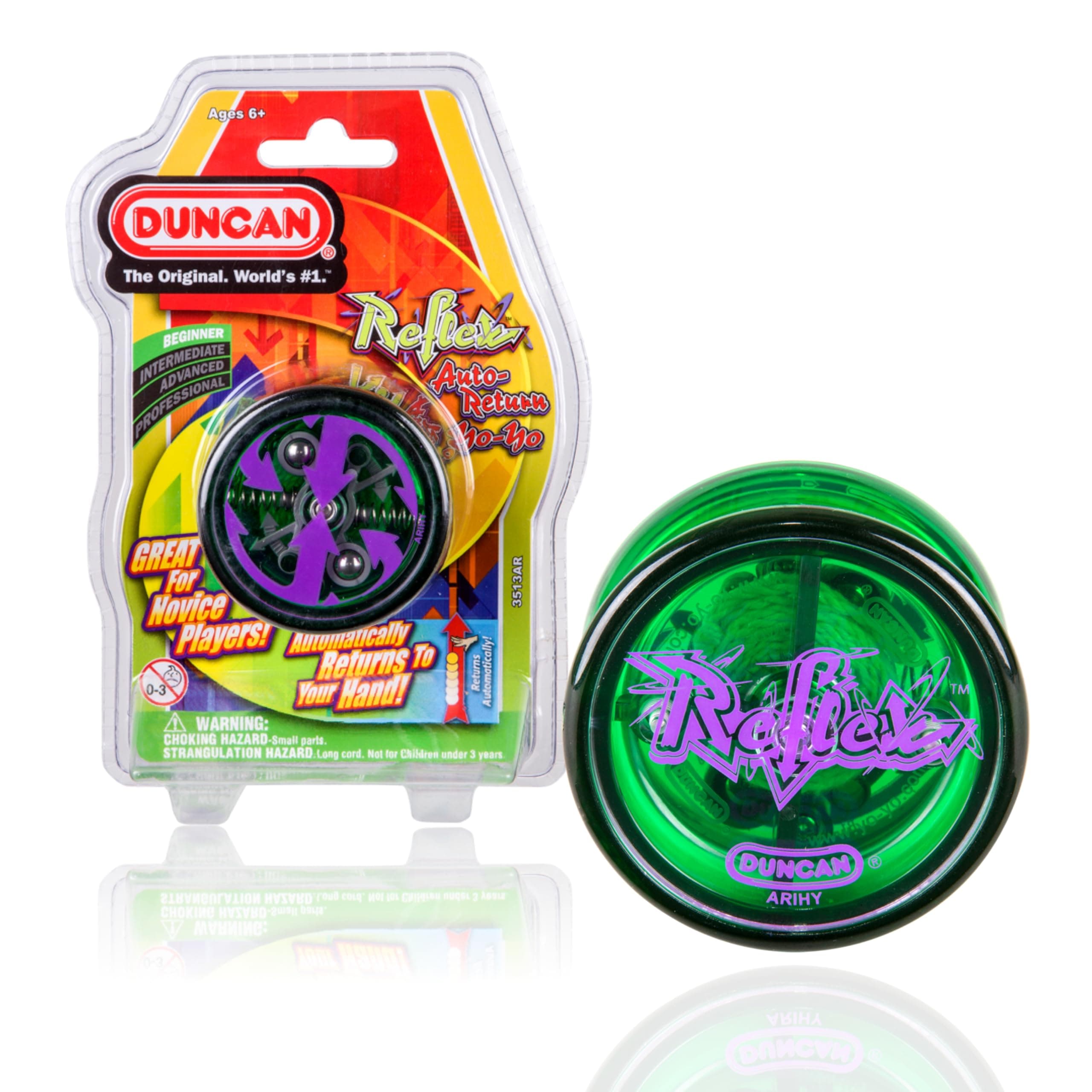 Toys Reflex Auto Return Yo-Yo, Beginner String Trick Yo-Yo, Green