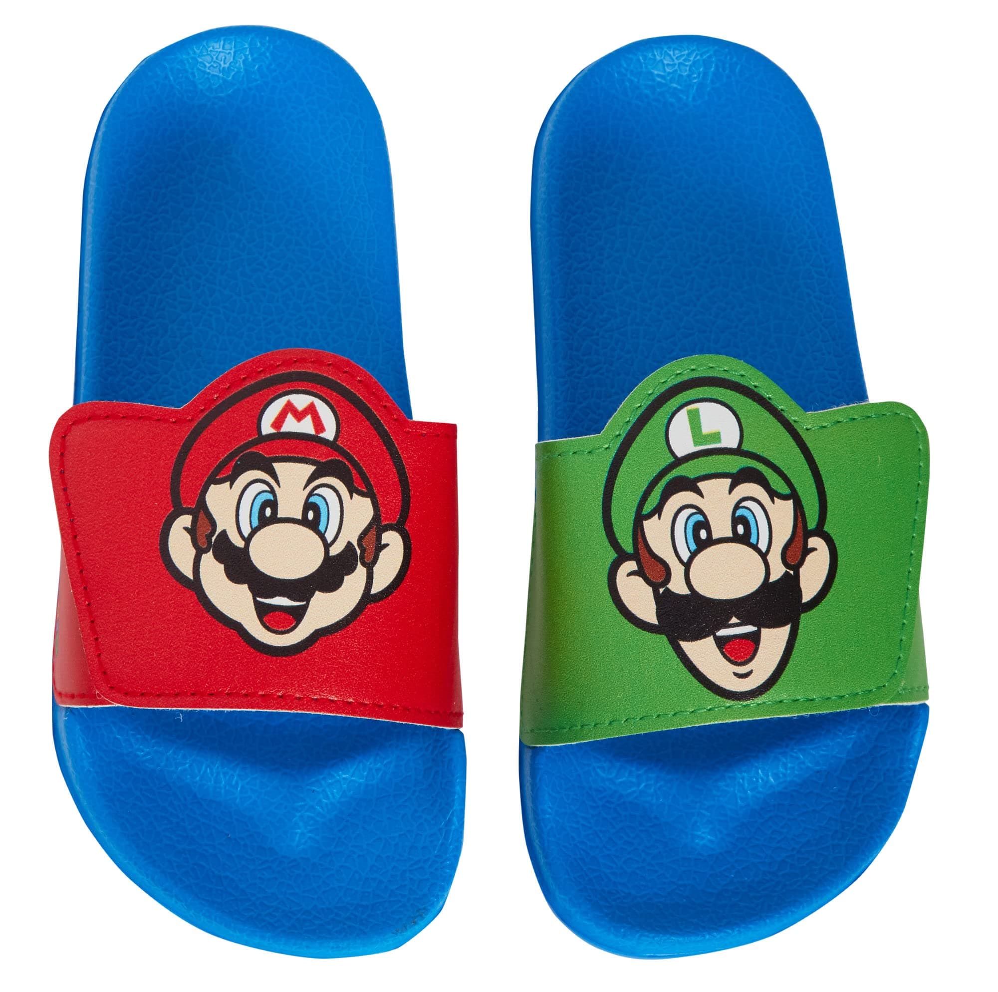 Super Mario Bros Sliders Kids Luigi Summer Sandals Slip On Pool Shoes Flip Flops for Boys
