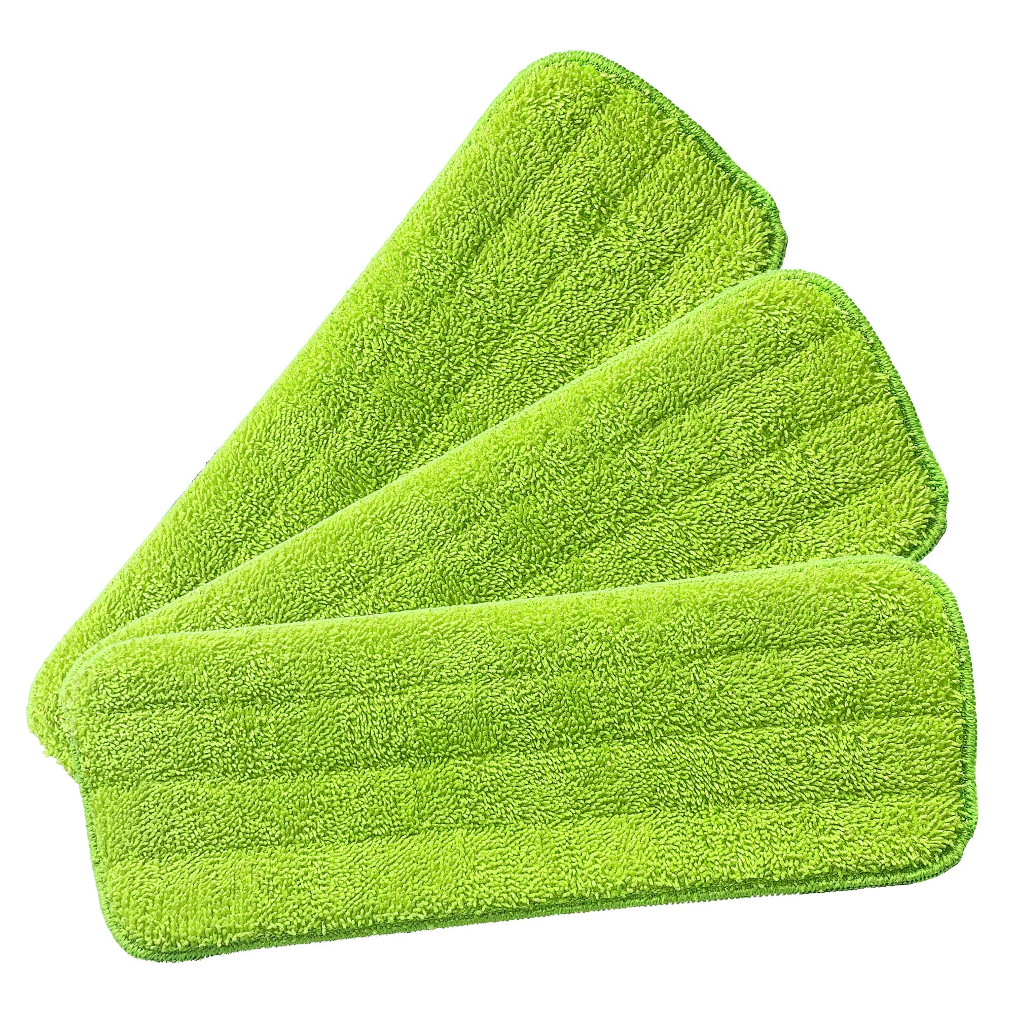 Laminate Floor Mop Replacement Microfibre Mop Pads, Pack of 3 Spray Replacement Pads − Machine Washable, Reusable, High Absorbent Refill Pads That Fit Most Microfibre Mops for Cleaning Floors