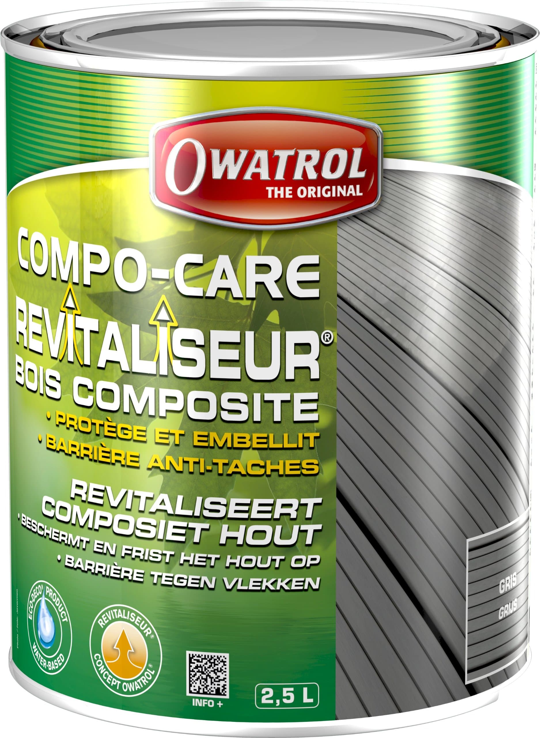 Owatrol Compo Care Wood Composite Grey 2.5 Litre