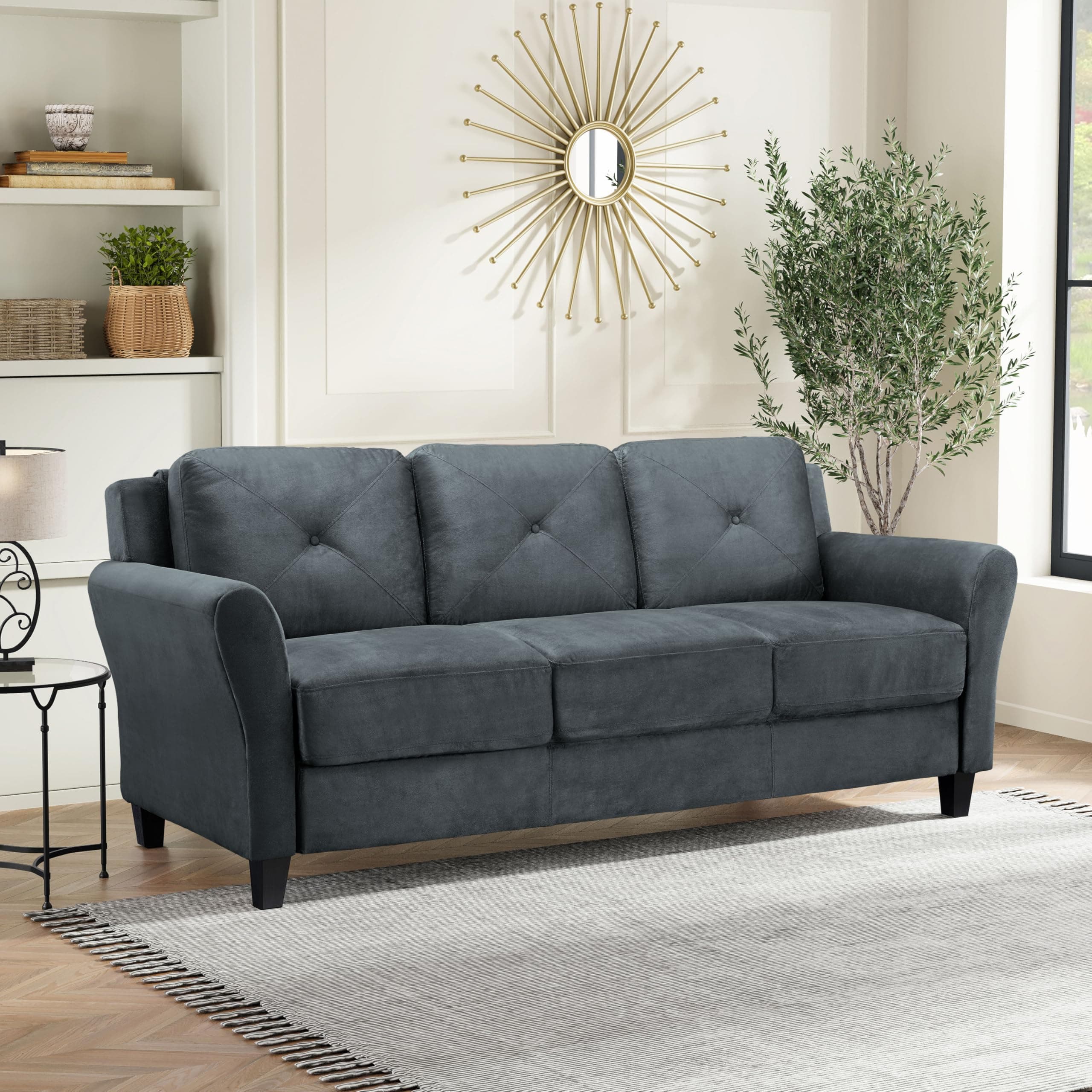 Lifestyle Solutions Harrington/Grayson Micro-fabric Sofa