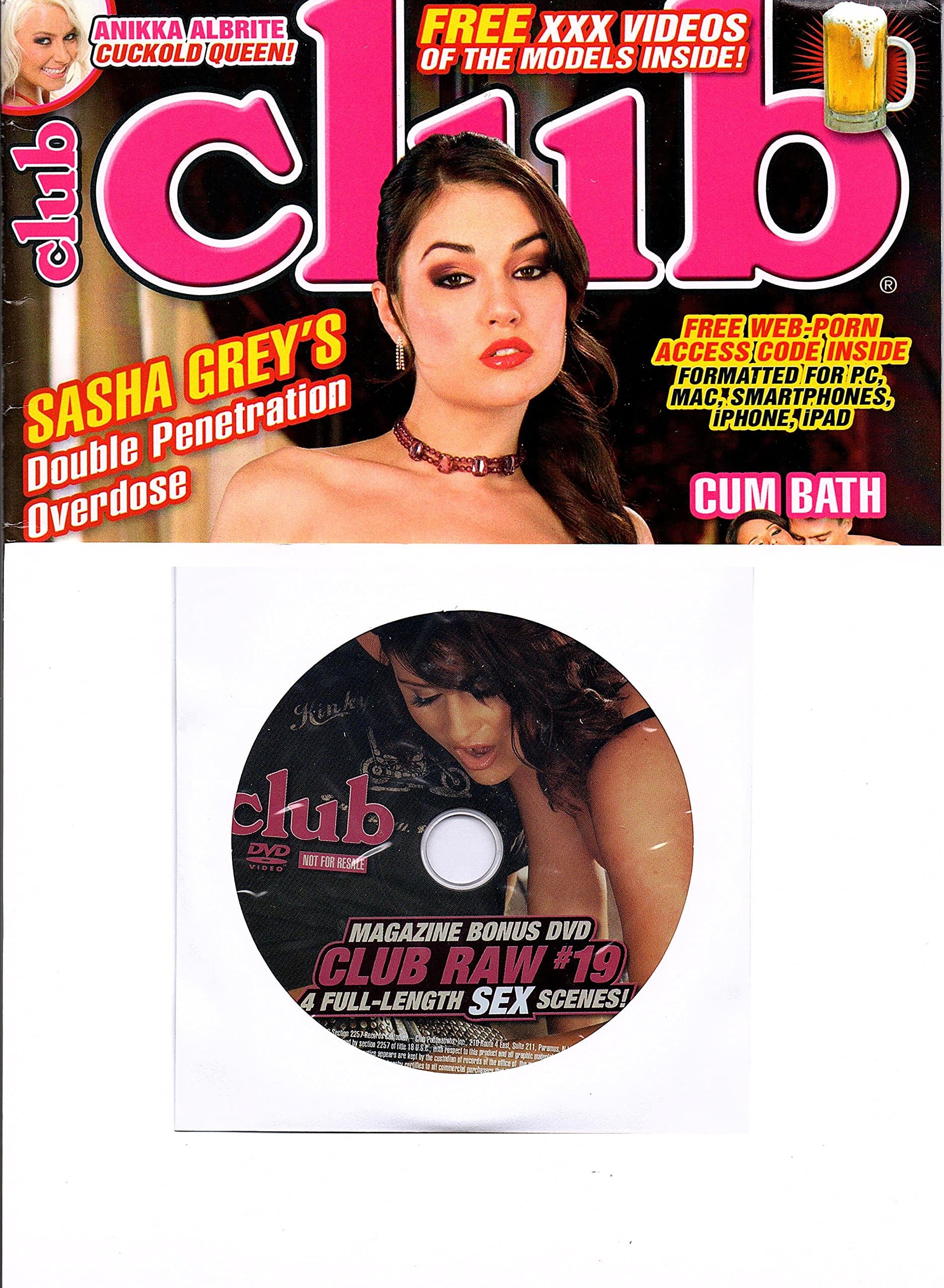 Sasha Grey Zeina Hart Club #254 2017 Hollywood Rose Anikka Albrite Jill Kassidy Angelina Armani Nicole Ray Unknown Binding