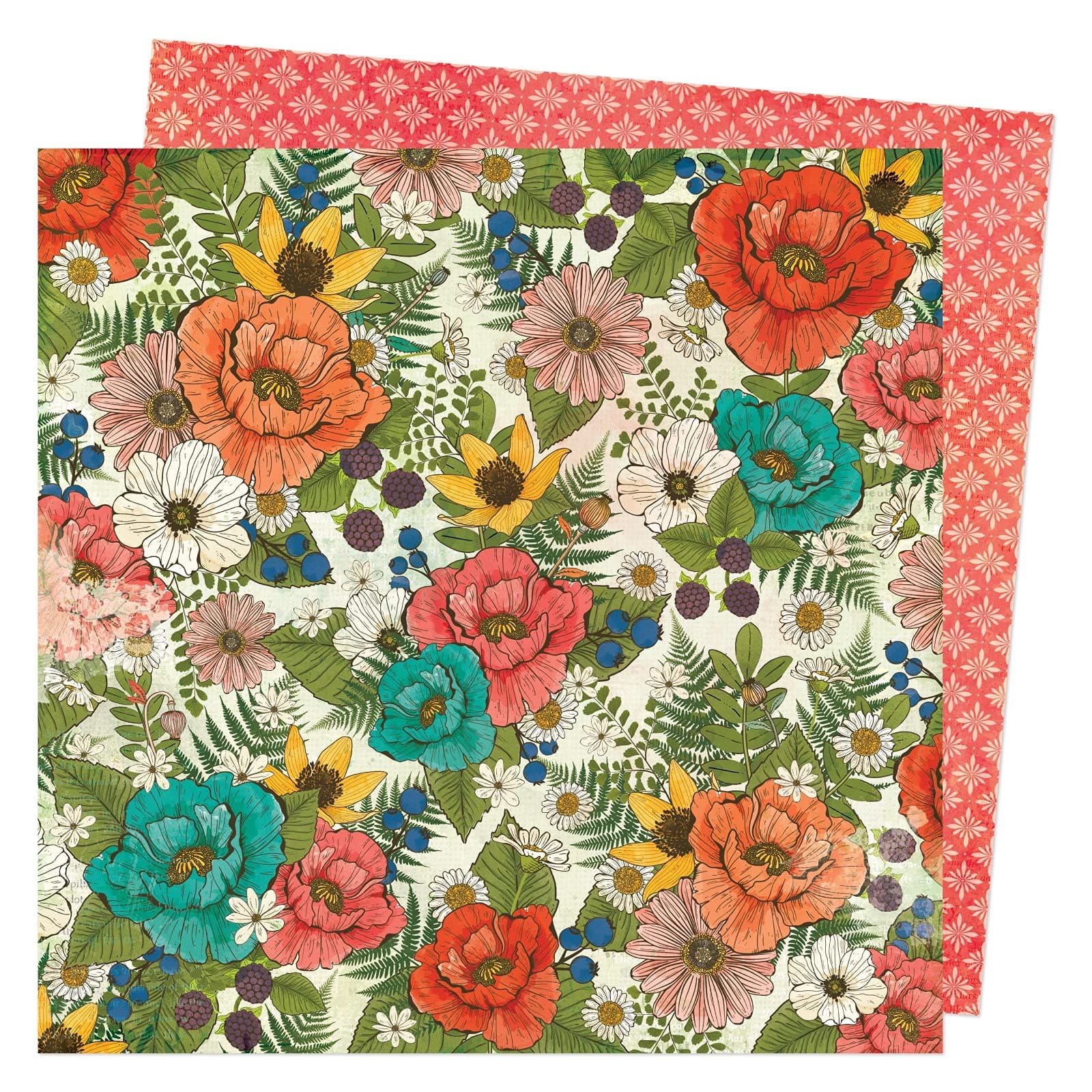 American Crafts FERNWOOD Paper Flor/Fauna, Flora & Fauna