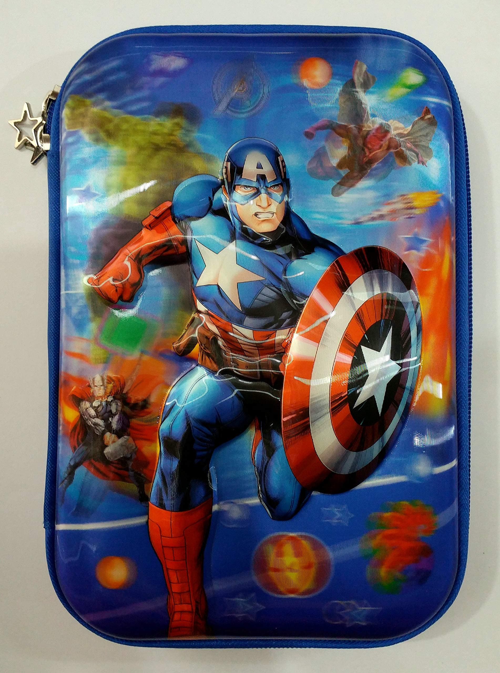 MSGH BIG SIZE Multi Purpose Pencil Pen Case Storage Box Holder 7D Pencil Pouch Pencil Box For Boys And Girls (unicorn))