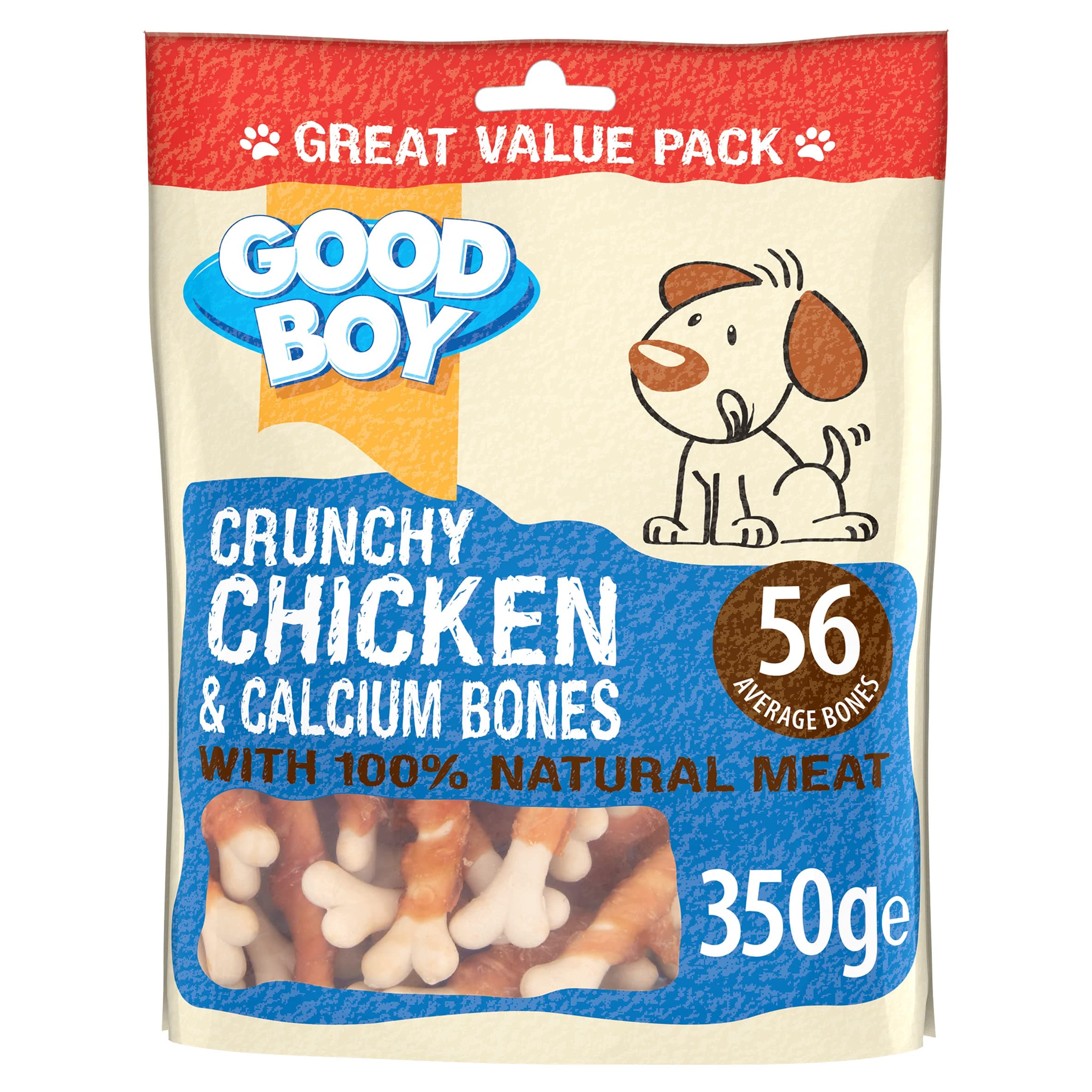 Armitage Goodboy Chicken & Calcium Bones Dog Treats 350g