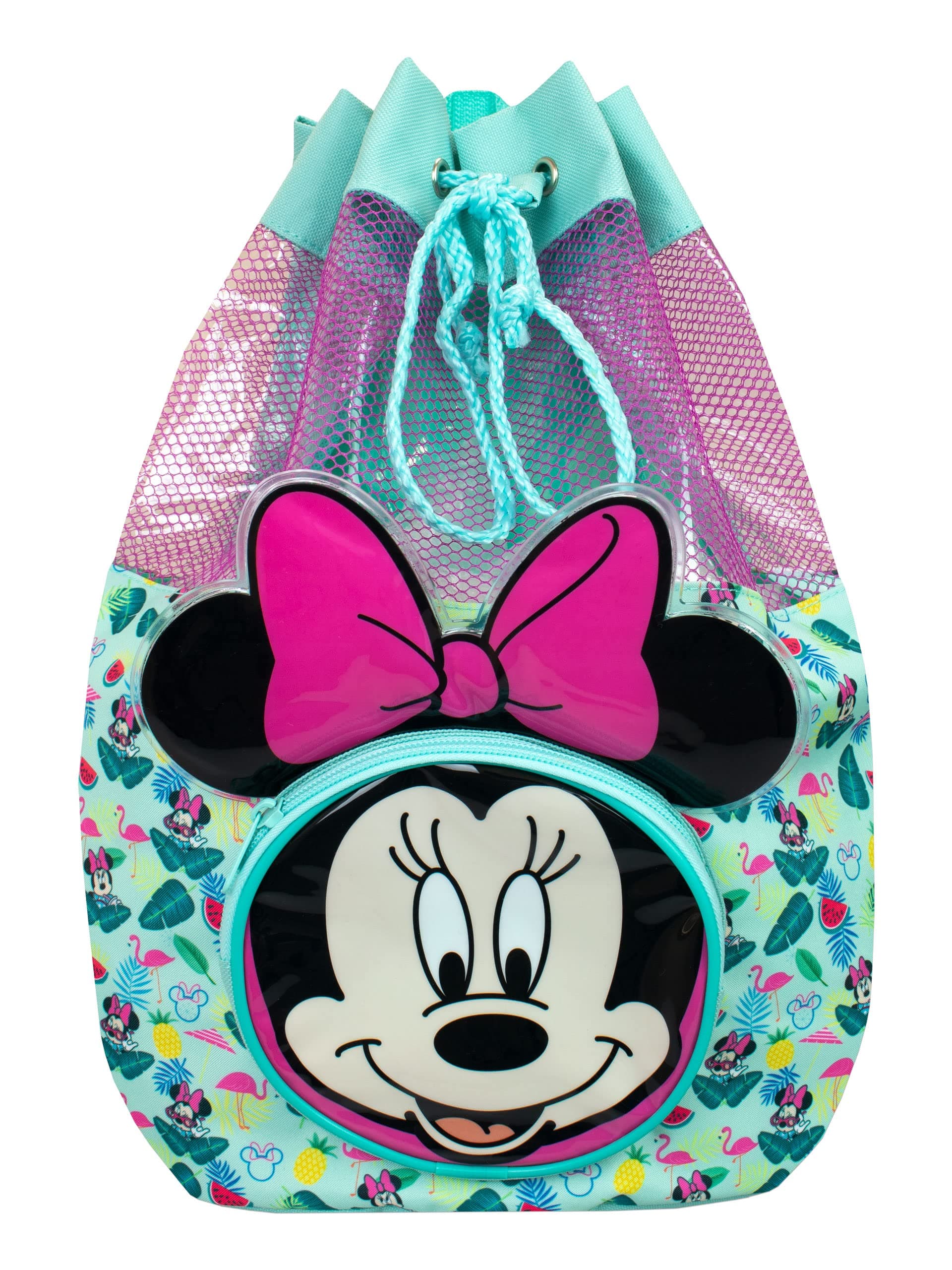 – Disney Minnie Mouse Swimming Bag | Girls Minnie Mouse Swim Bag | Kids Drawstring Bag for Beach or Pool
