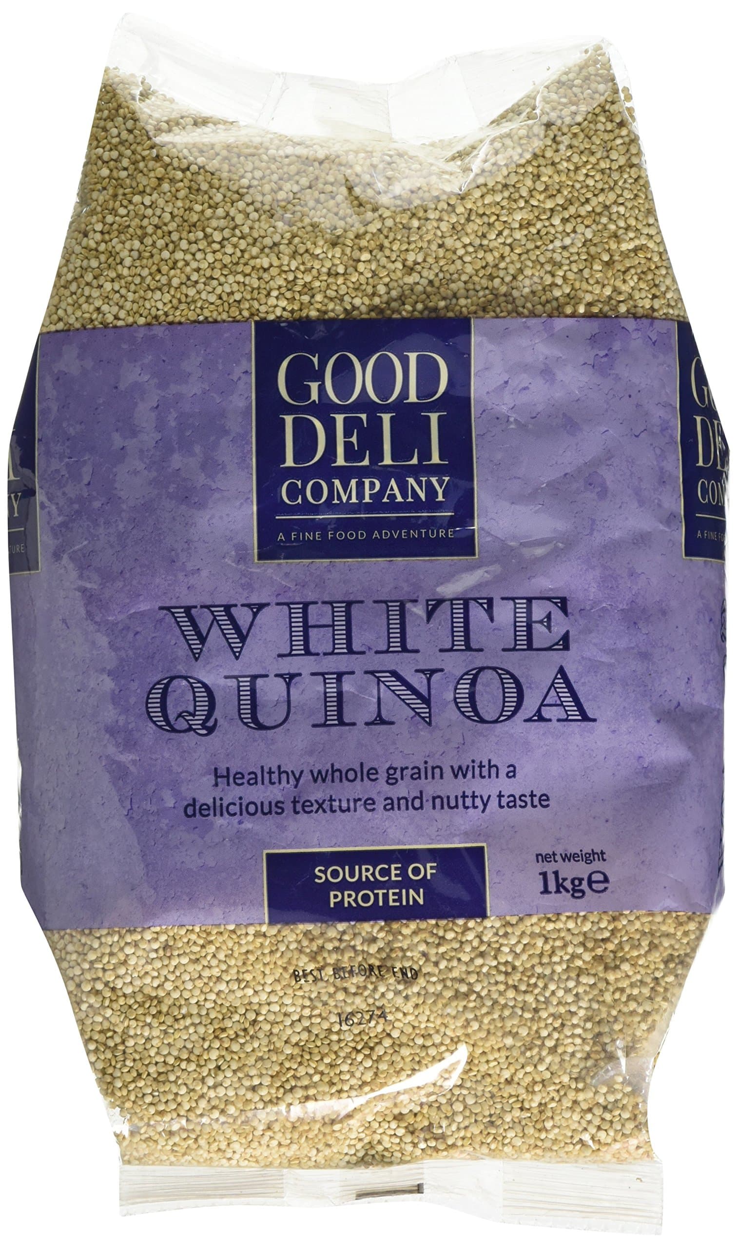 GOOD DELI COMPANY White Quinoa, 1 kg, Pack of 1