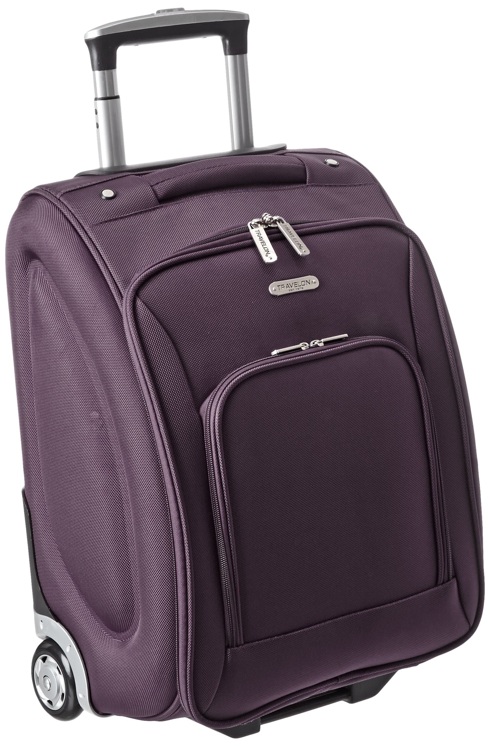 Travelon 18 Inch Wheeled Underseat Bag, Purple, One Size