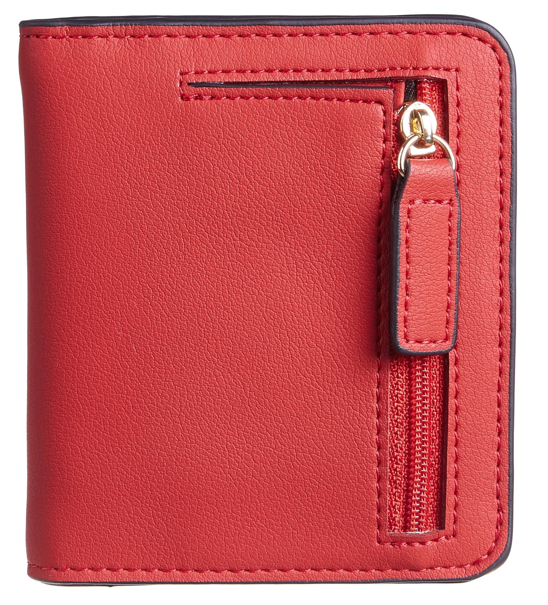 Small Wallet for Women, Slim Bifold Credit Card Holder, Compact RFID Blocking Cash Wallet, Billfolds Thin Leather Zipper Pocket, Mini Wallet Gift for Ladies Teen Girls Travel with ID Window