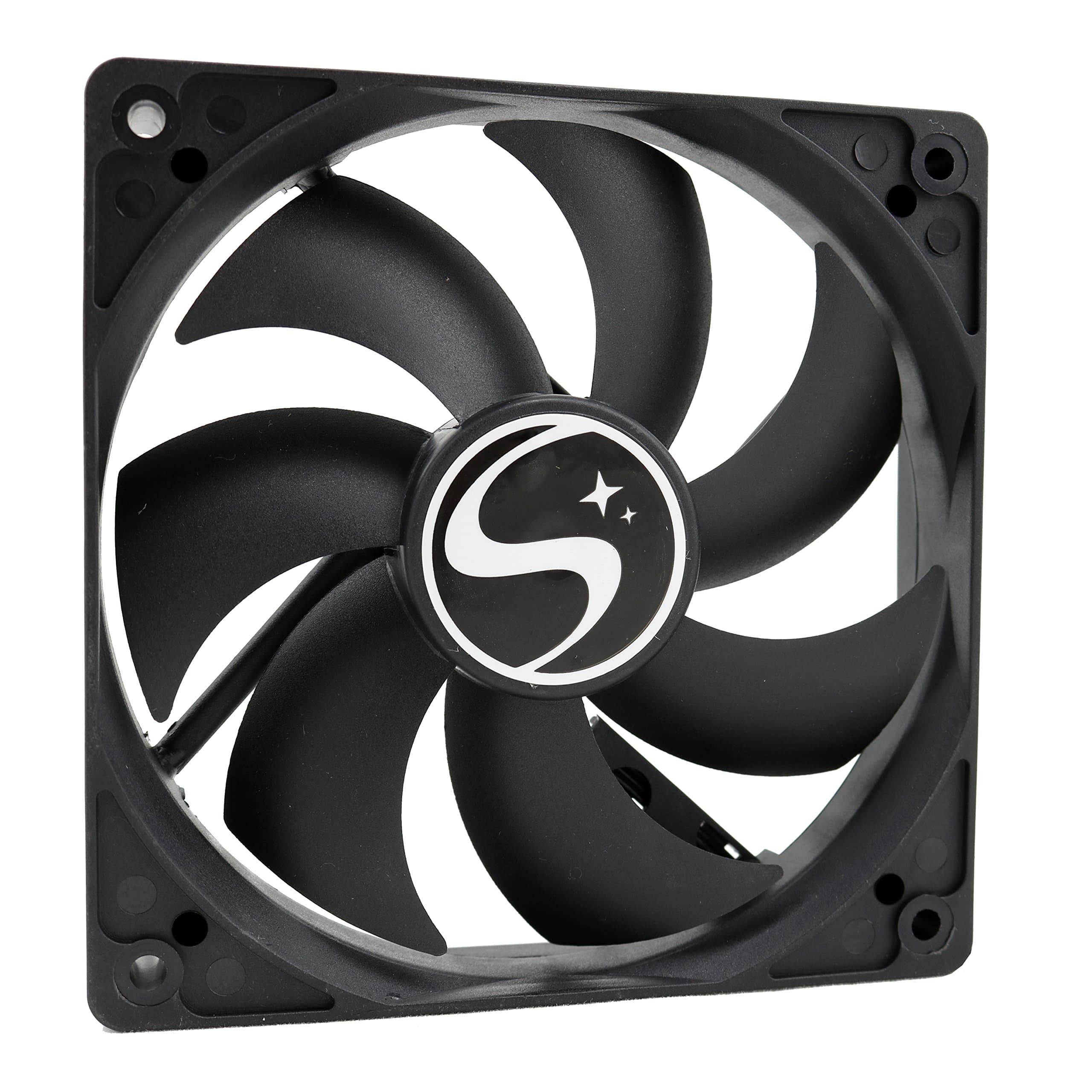 SU-12025S PC Fan 120 mm 3 + 4 Pin 1200 RPM Sleeve Bearing 12 cm 120 mm